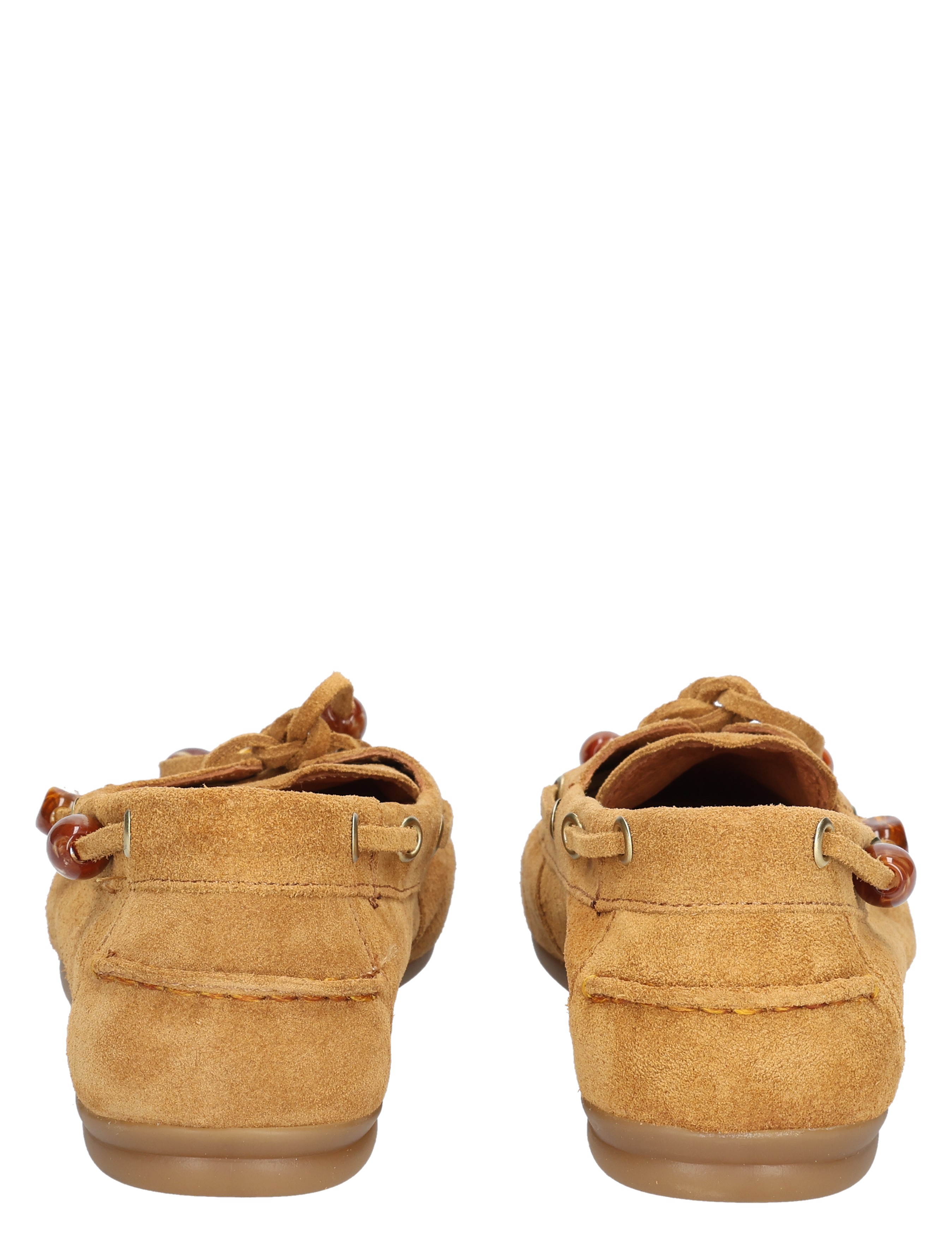 Toral Shoes - Nahua Suede Amber Stones Cognac - Dames - Loafers - 50928_22_6