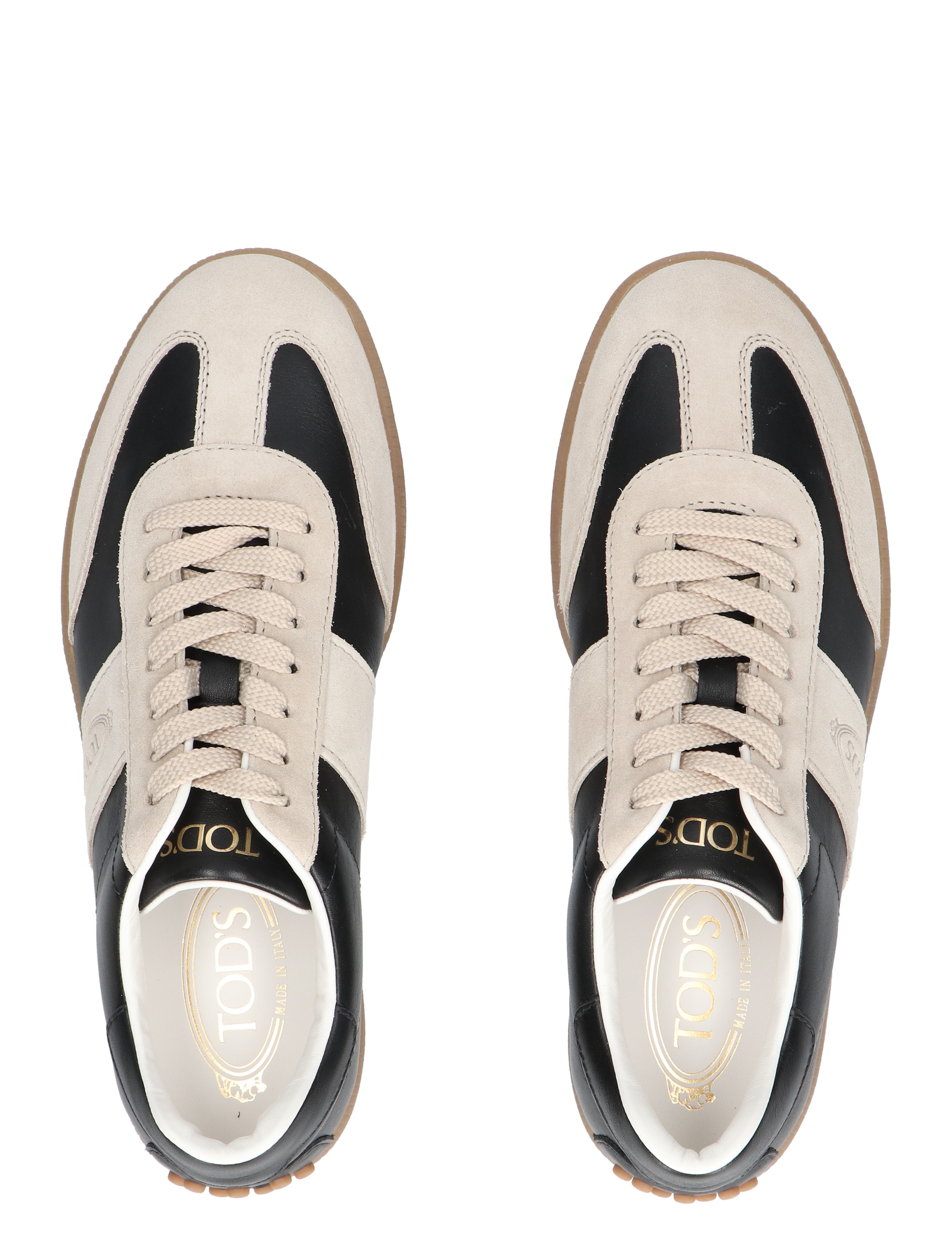 Tods - Tabs Sneakers in Leather Beige - Sneakers - Dames - Lage Sneakers - 48405_77_7