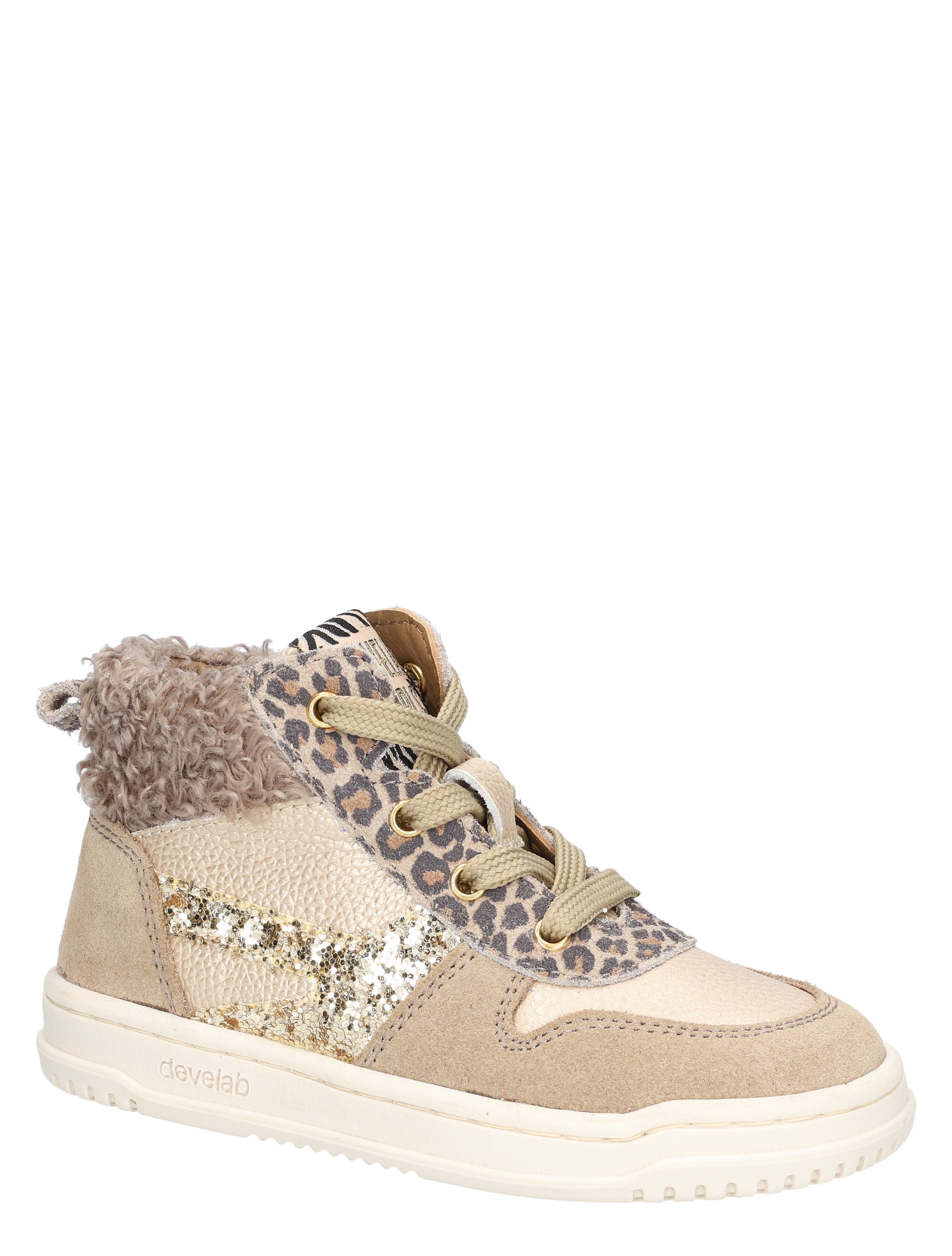 Develab - 41922 229 Beige Fantasy - Meisjes - Lage Sneakers - Sneakers - 49244_77_3