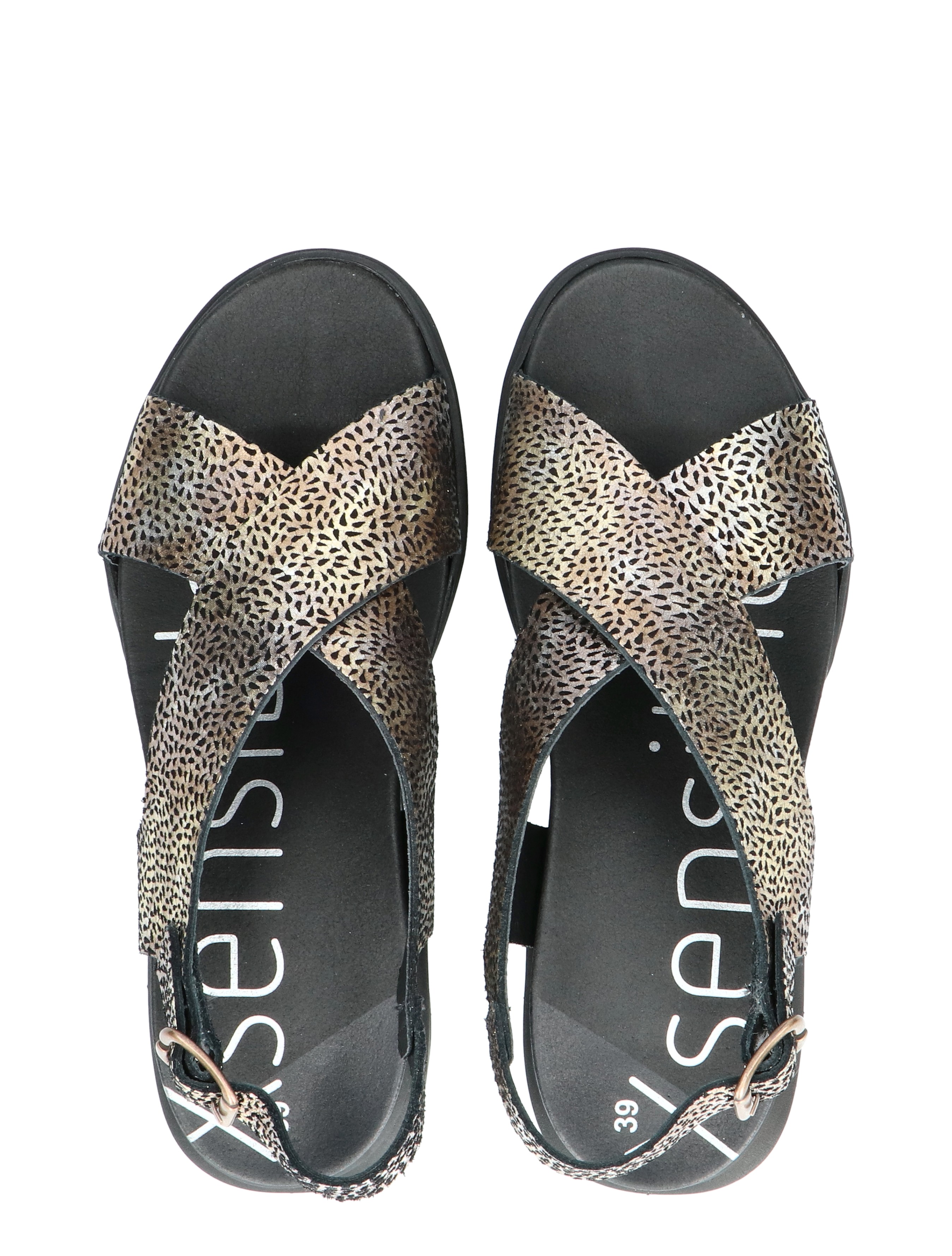 Xsensible - 30036.5 Corfu 062 Black Fantasy G-Wijdte - Dames - Sandalen - 43887_11_8