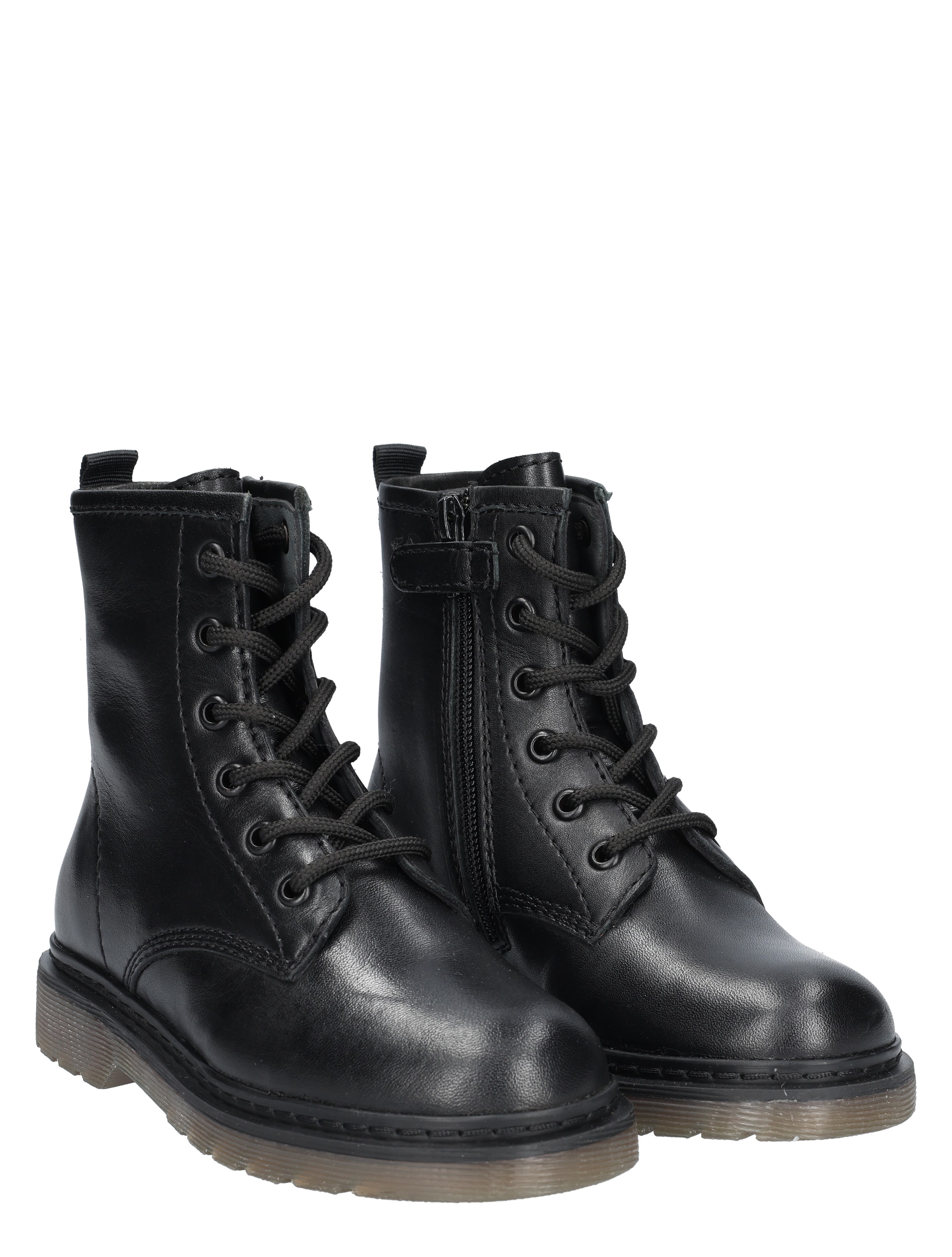Cypres - Yline Black - Meisjes - Veter Boots - Boots - 48992_11_5