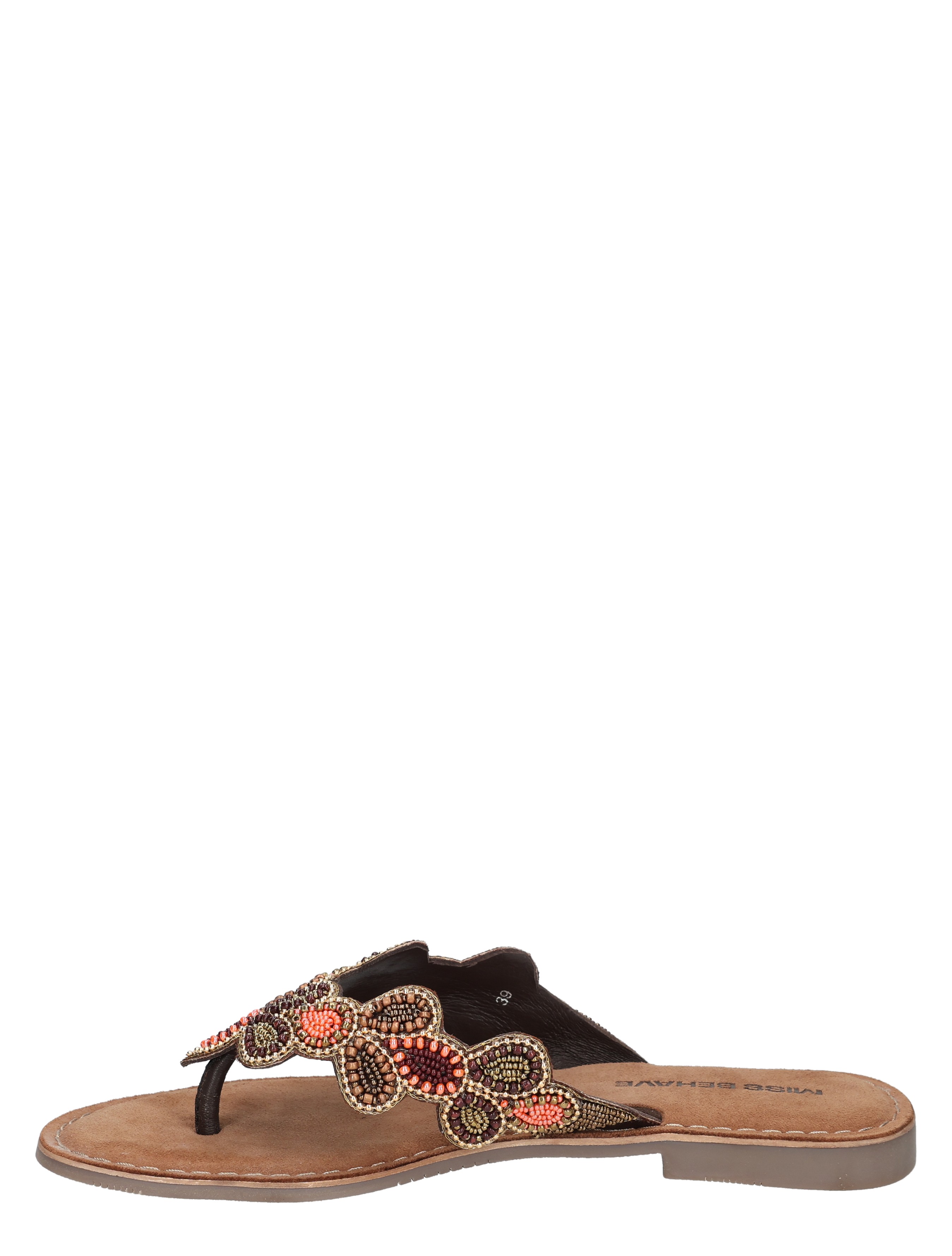 Miss Behave - Zelda Brown Multi - Dames - Slippers - 50308_22_3