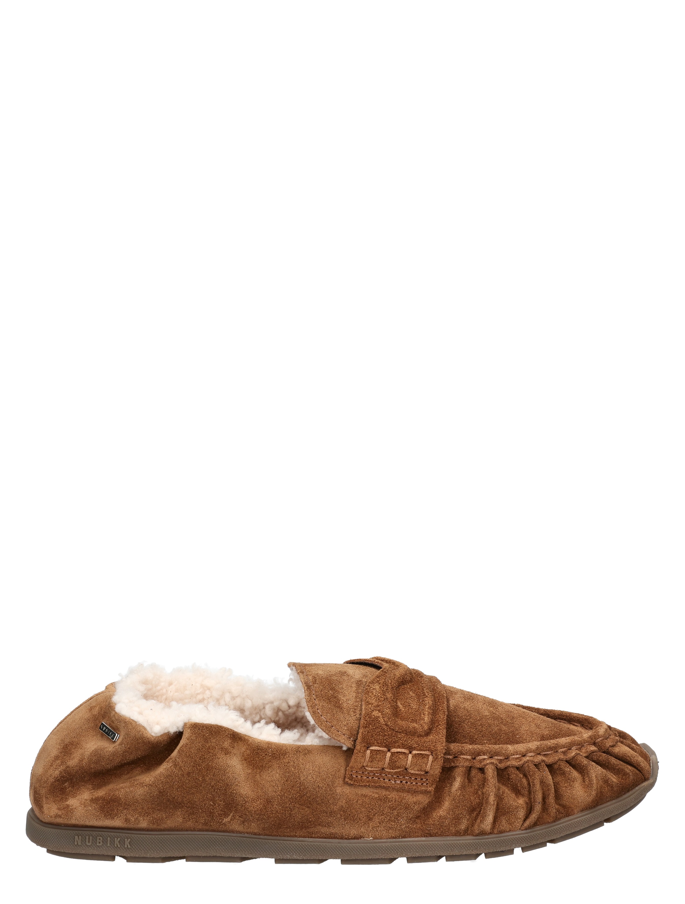 Nubikk - Riley Mio Fur 21098403 25S Brown Suede - Dames - Loafers - 52438_22_1