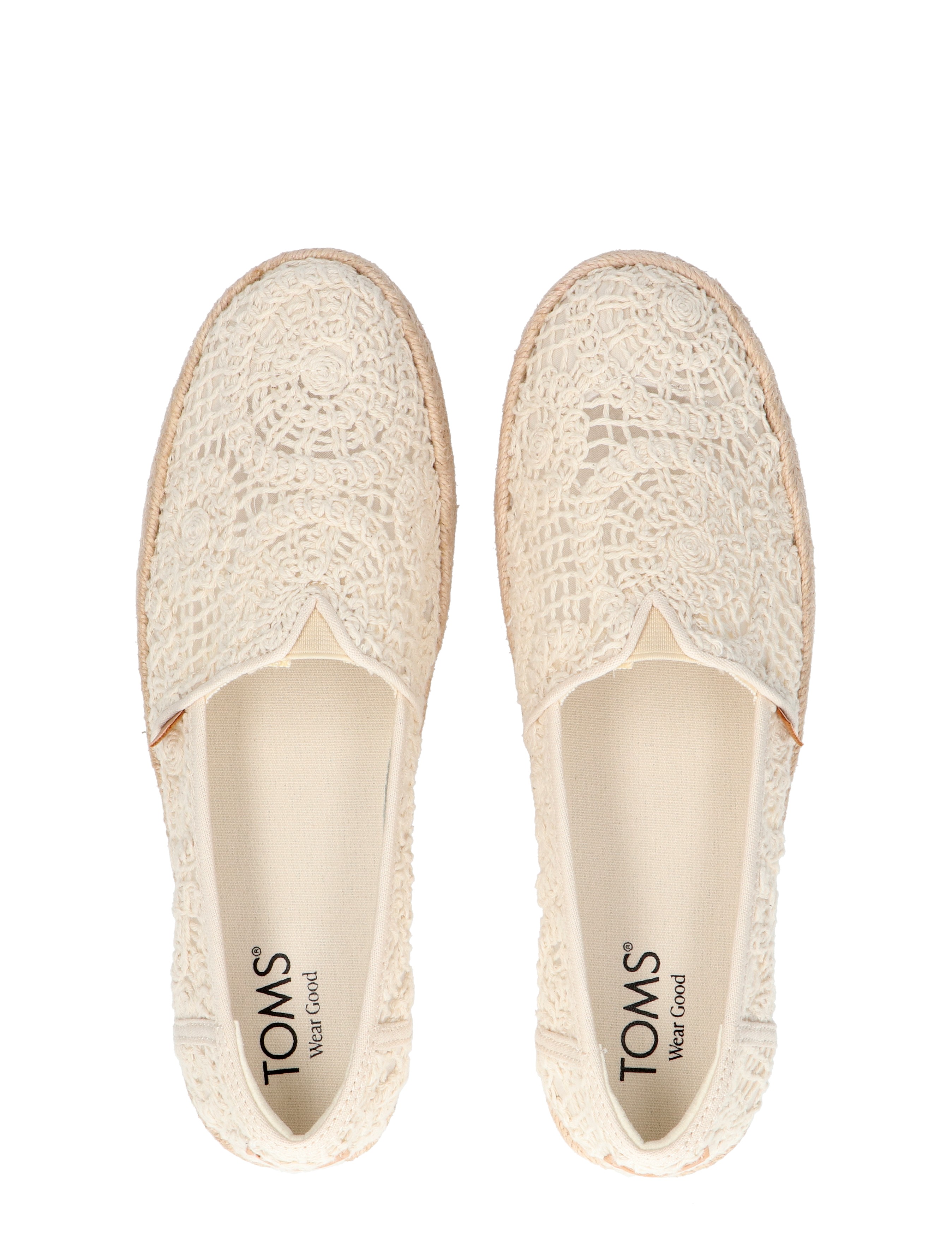 Toms - Valencia Crochet Natural - Dames - Espadrilles - 46996_77_7