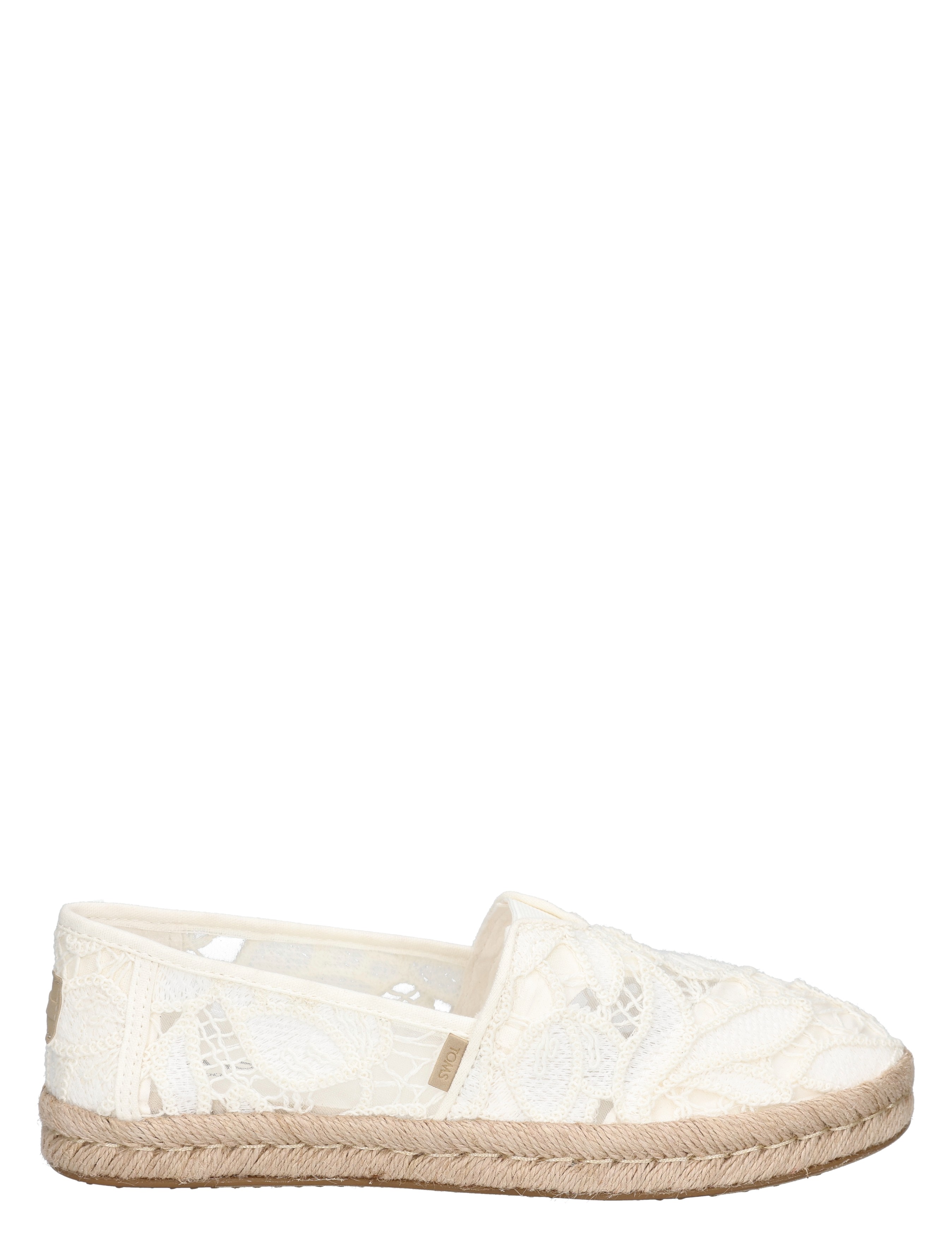 Toms - 10023030 Egret Floral Crochet - Dames - Espadrilles - 50342_88_1