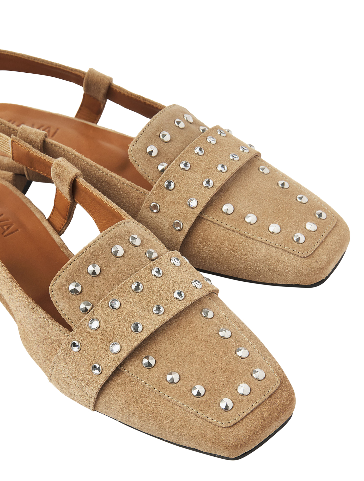 VIA VAI - 62388 Julie Damian 03-212 Sierra Noisette - Dames - Slingbacks - 51358_77_5