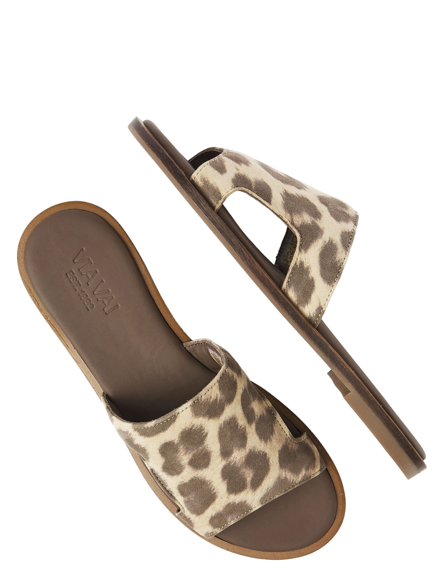 VIA VAI - 62405 Vita Nola 01-315 Giaguaro Brown - Dames - Muiltjes - 51370_72_4