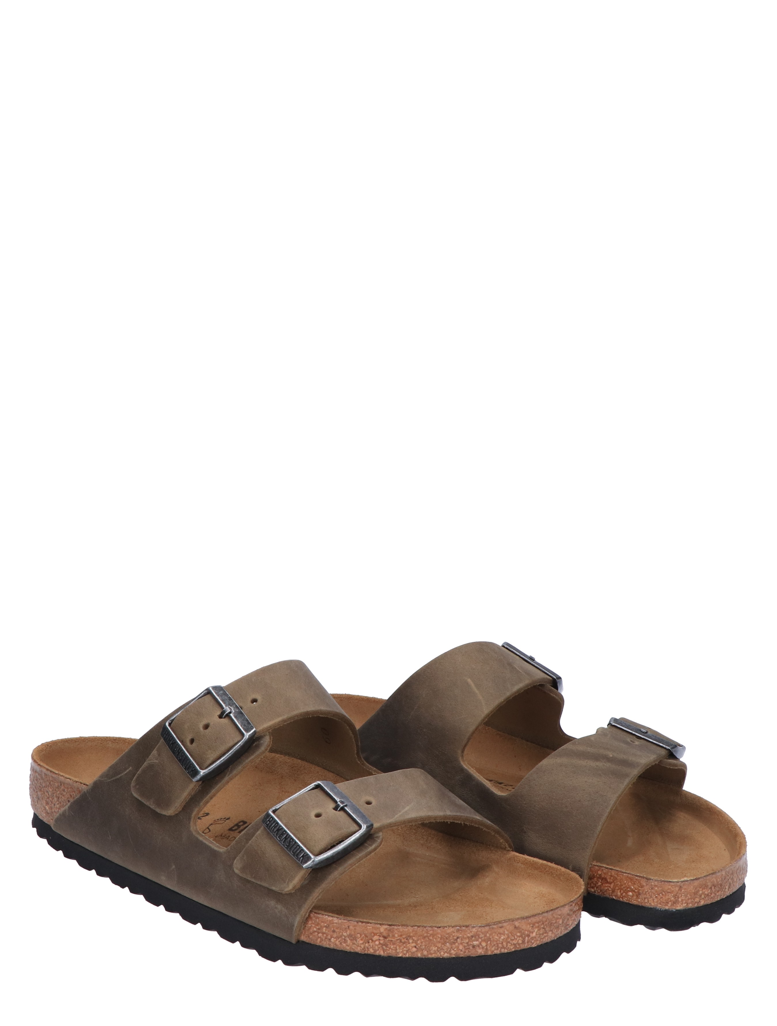 Birkenstock - Arizona-7 Faded Khaki Regular - Heren - Slippers - 47023_66_6