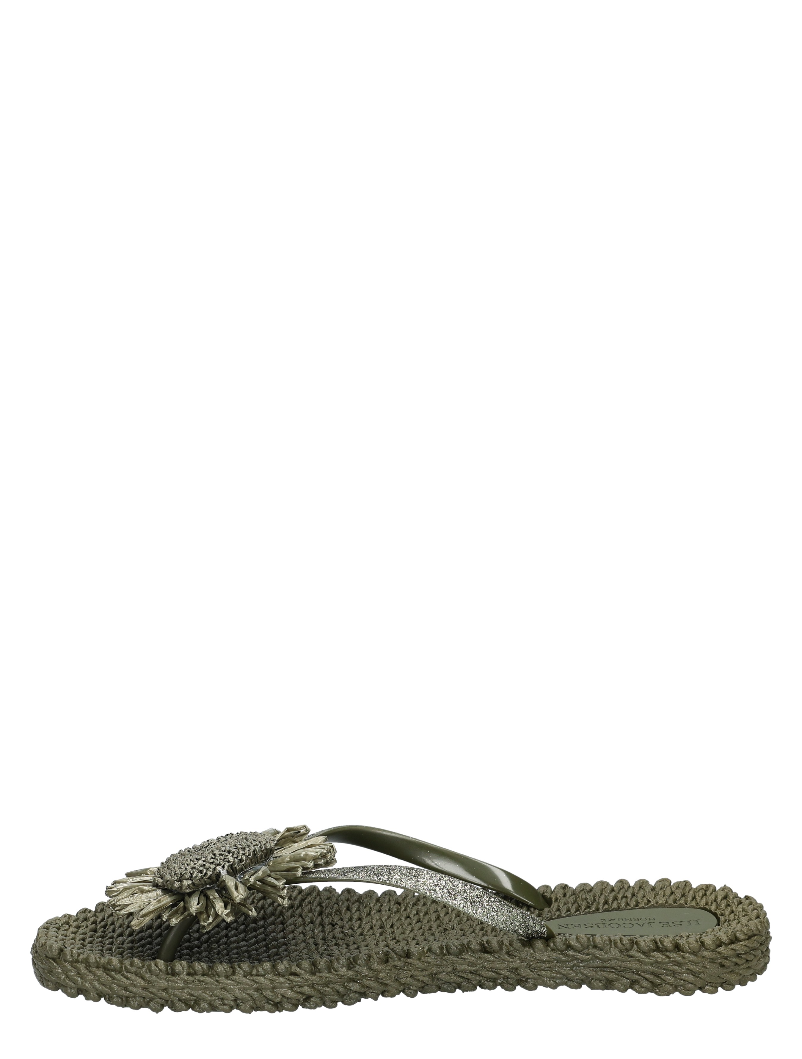 slip-on, sandalen, ferme, zachte band, gevlochten zool