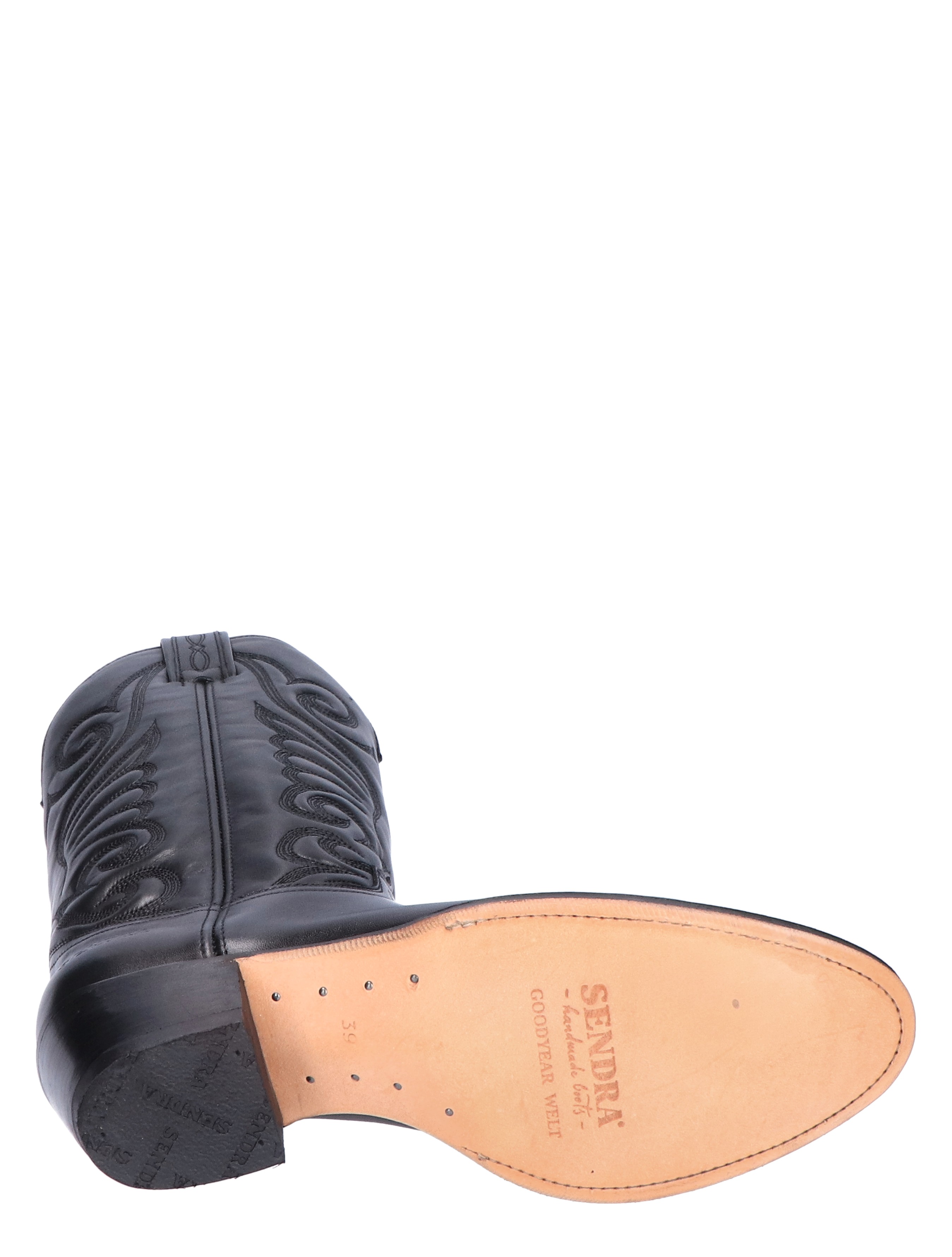 Sendra - 11627 Kiara Debora Cera Crust Black - Dames - Boots - Cowboylaarzen - 45945_11_8