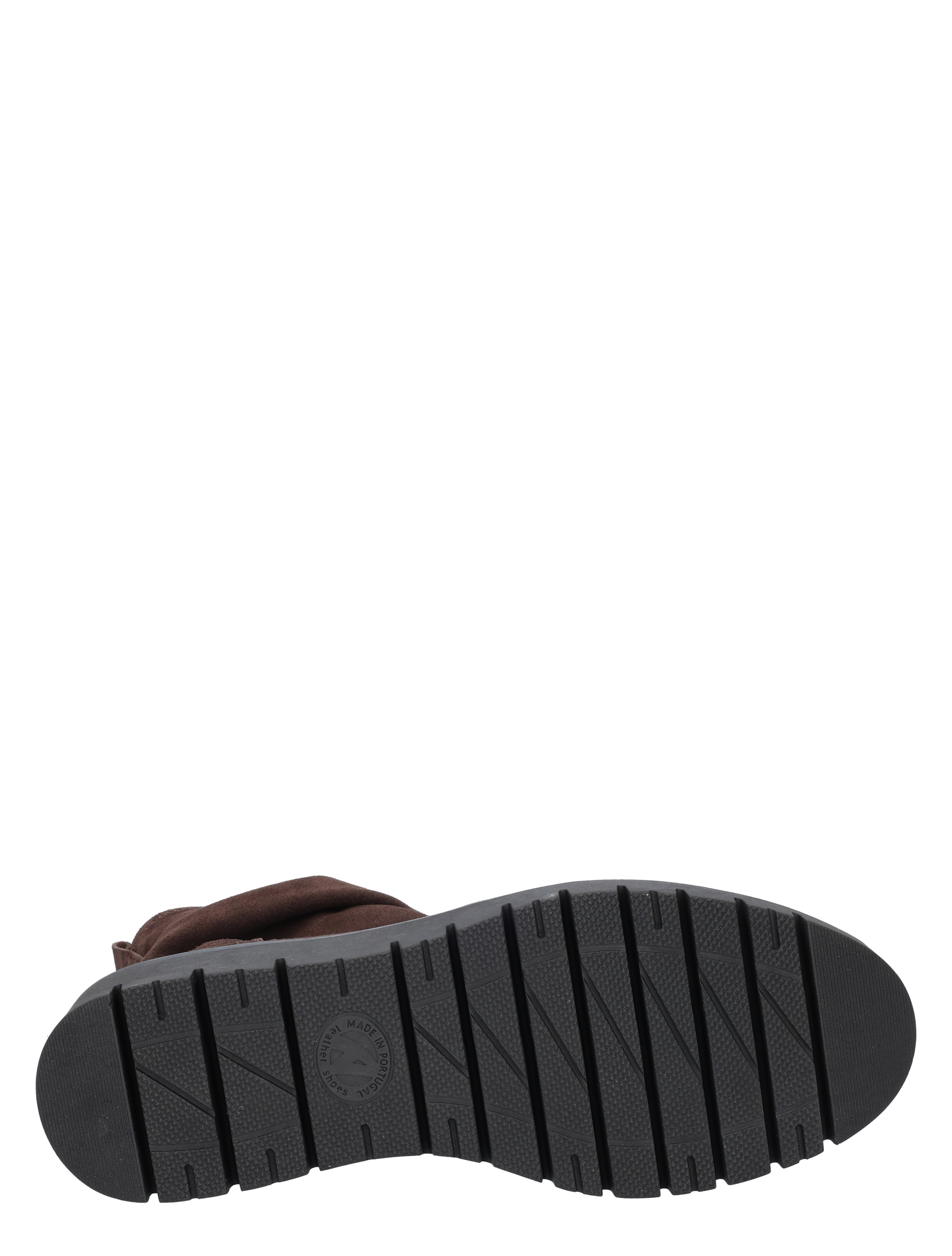schoenen, laars, slipper, bruine, rubberen-zool