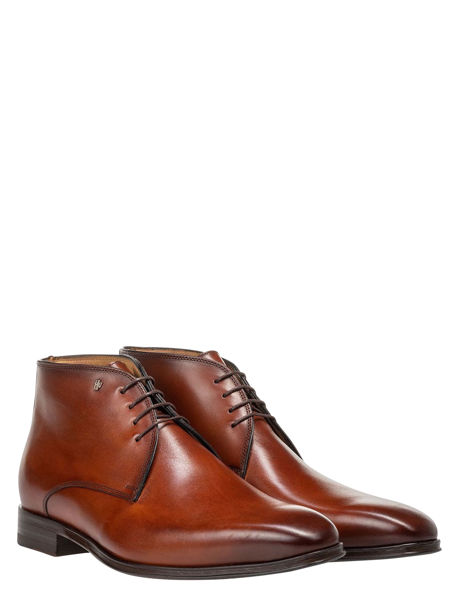 Van Bommel - Raffa 50029 24-01 Dark Cognac H-Wijdte - Heren - Veterschoenen - Nette Veterschoenen - 43502_22_3