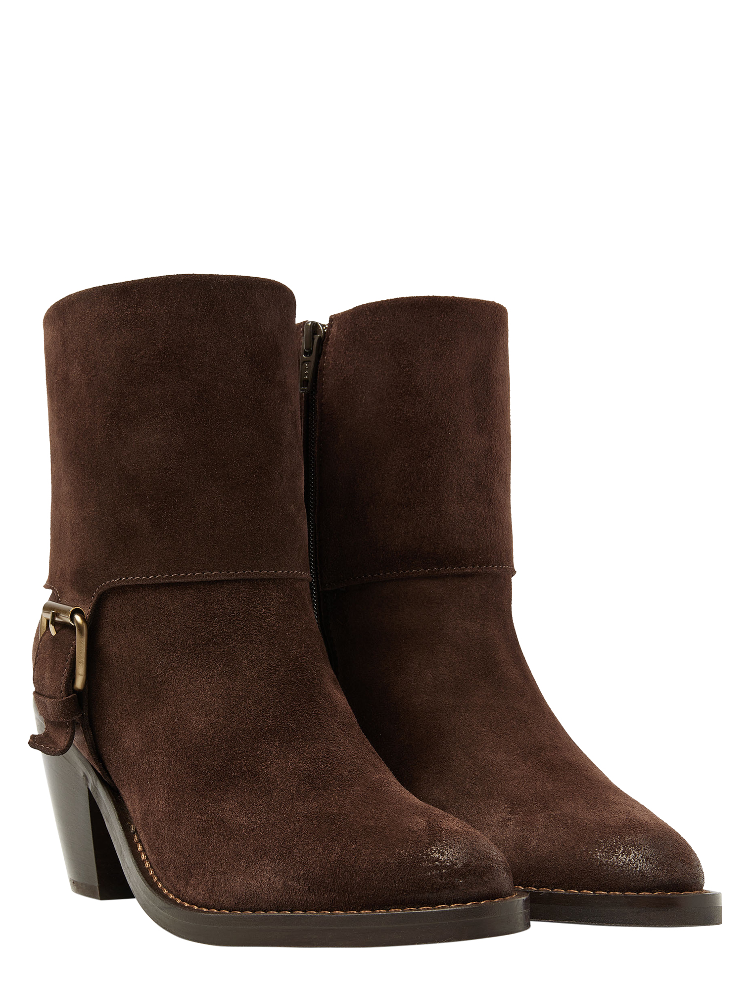 VIA VAI - 62150 Mara Dune 01-324 Brown - Dames - Boots - Enkellaarsjes - 47795_22_3