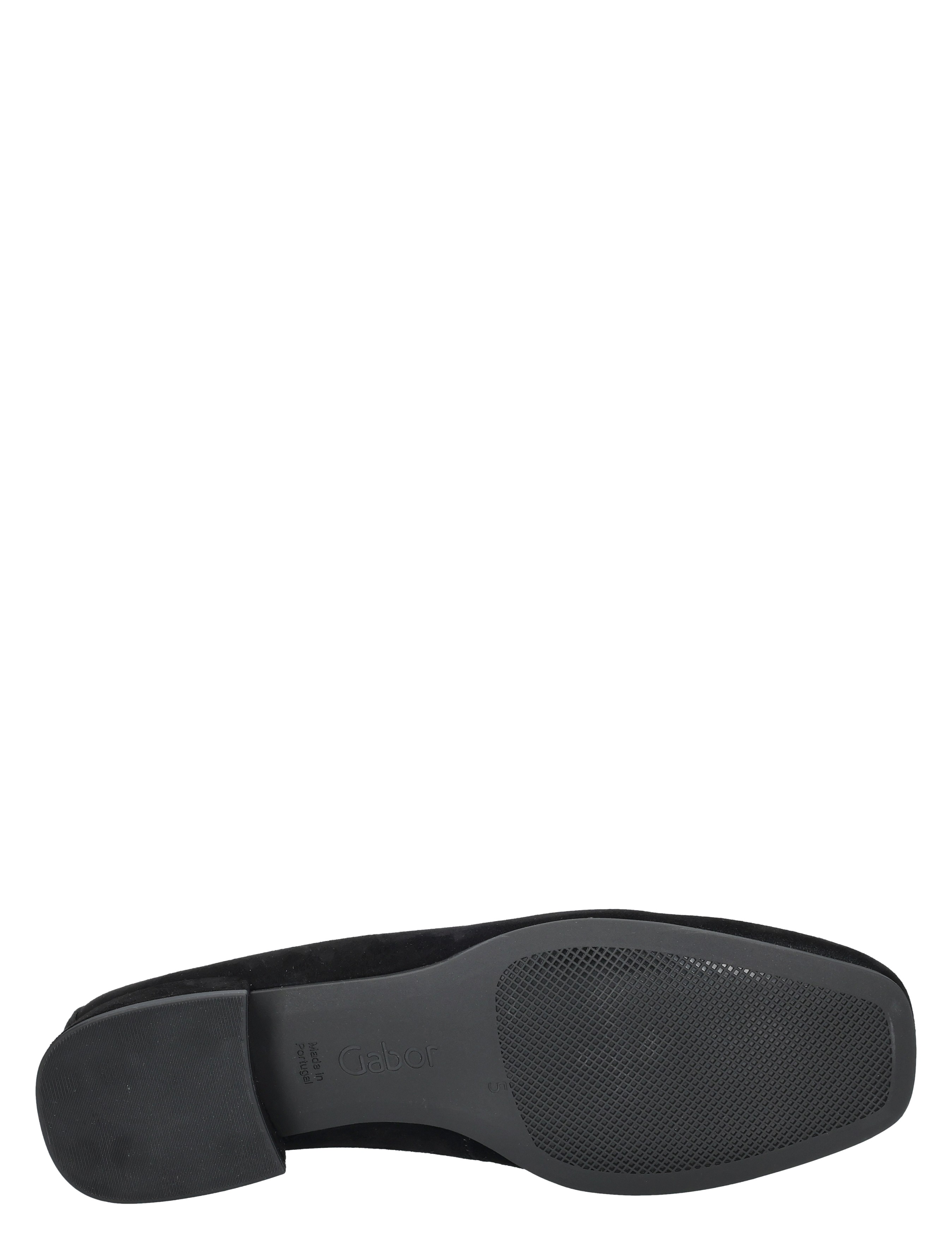 sneaker, zool, zwart, rubber, gabor
