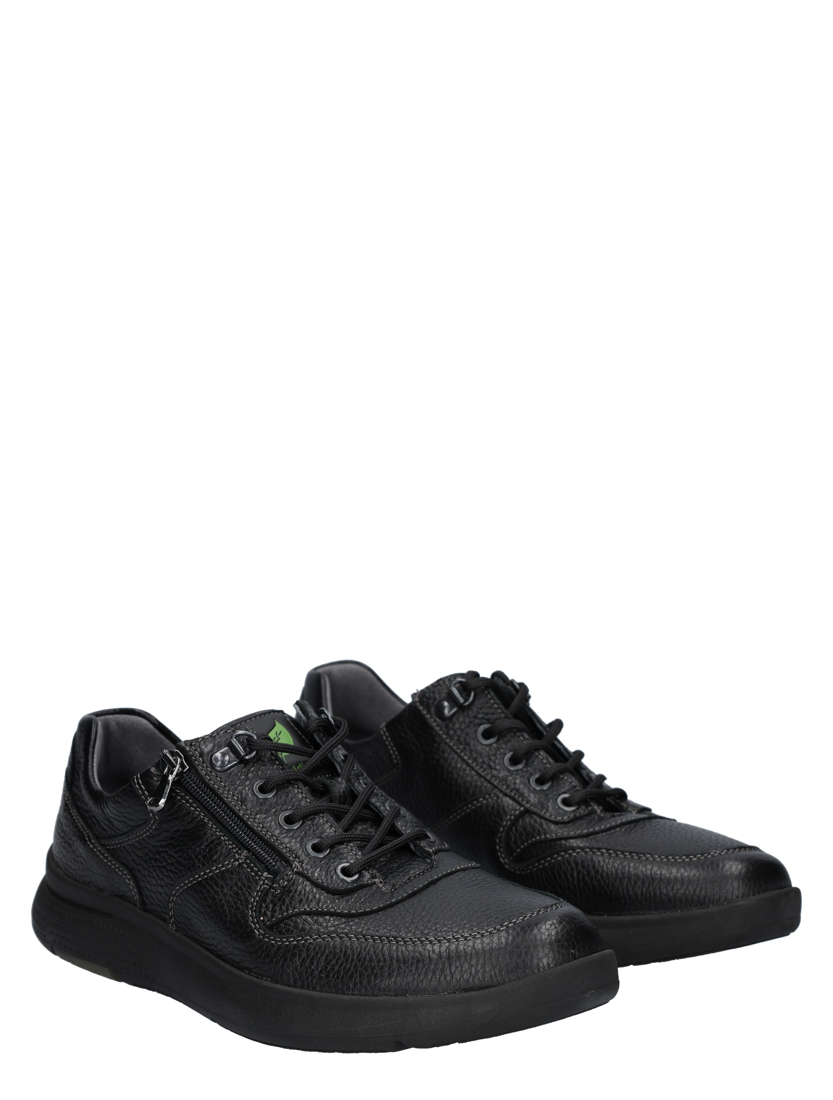 Waldlaufer - 984007 Black H-Wijdte - Heren - Veterschoenen - Casual Veterschoenen - 45585_11_5