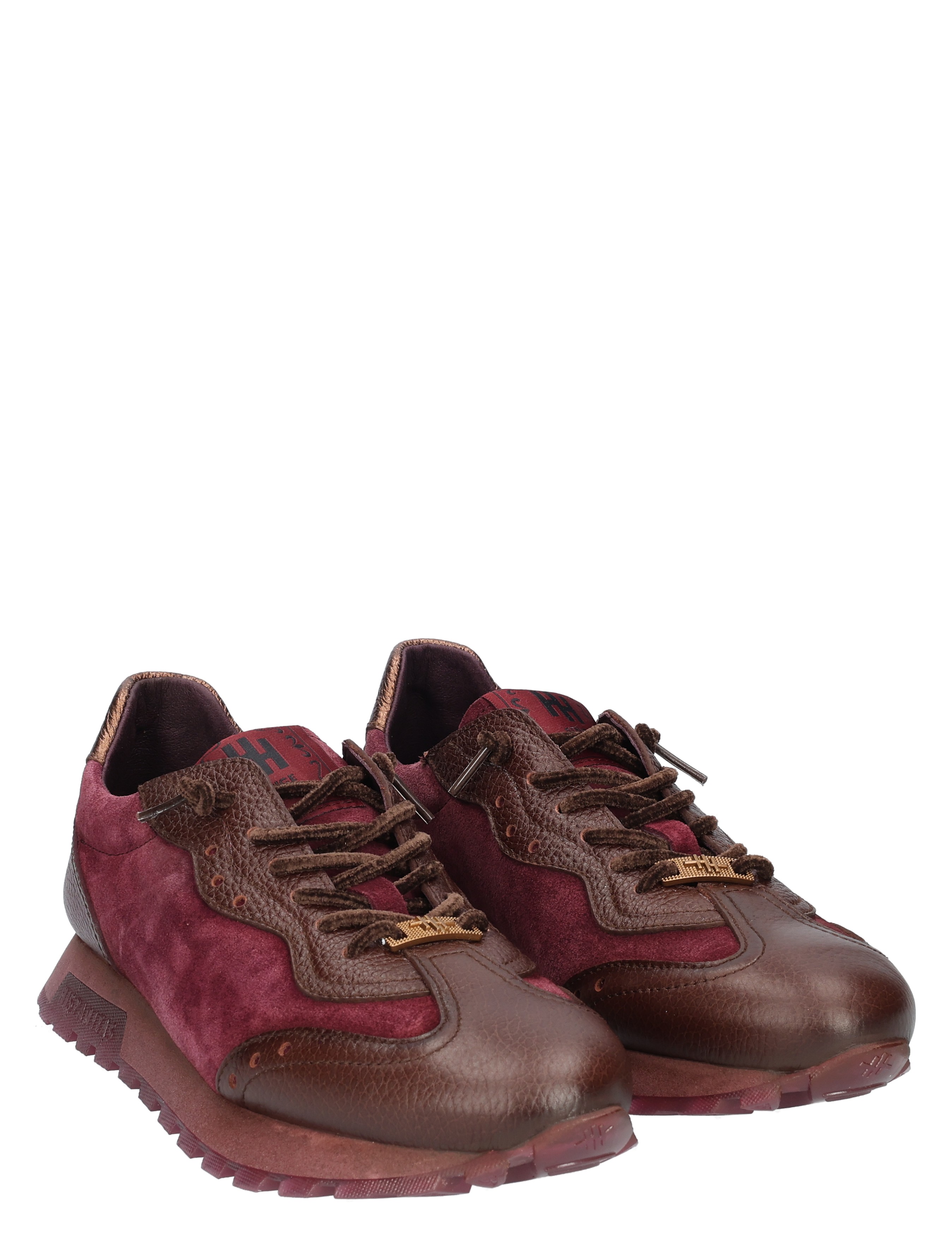 schoenen, heren, bruin, luxe sneakers, slip-on?