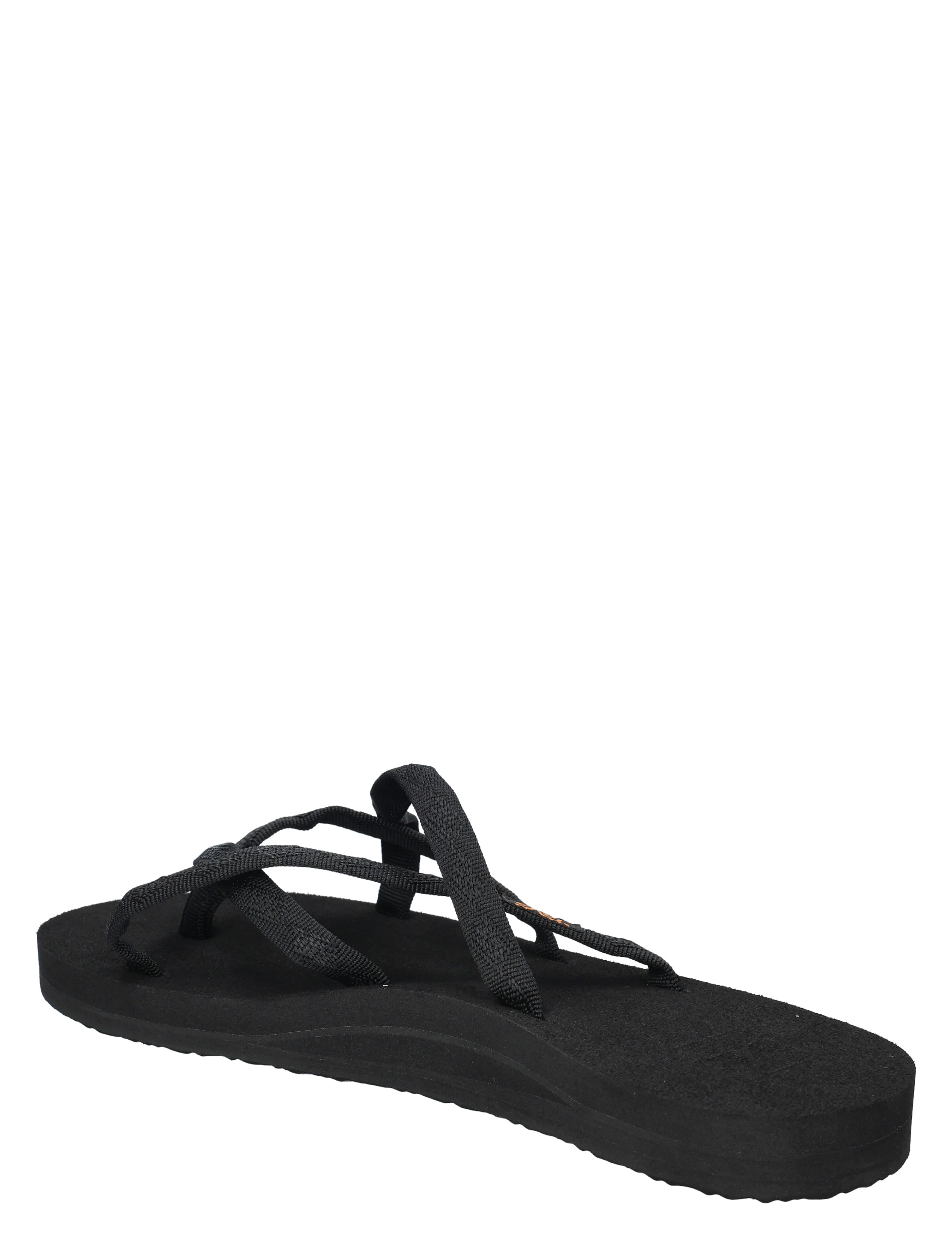 slippers, thong, flip-flop, zwart, foam sole