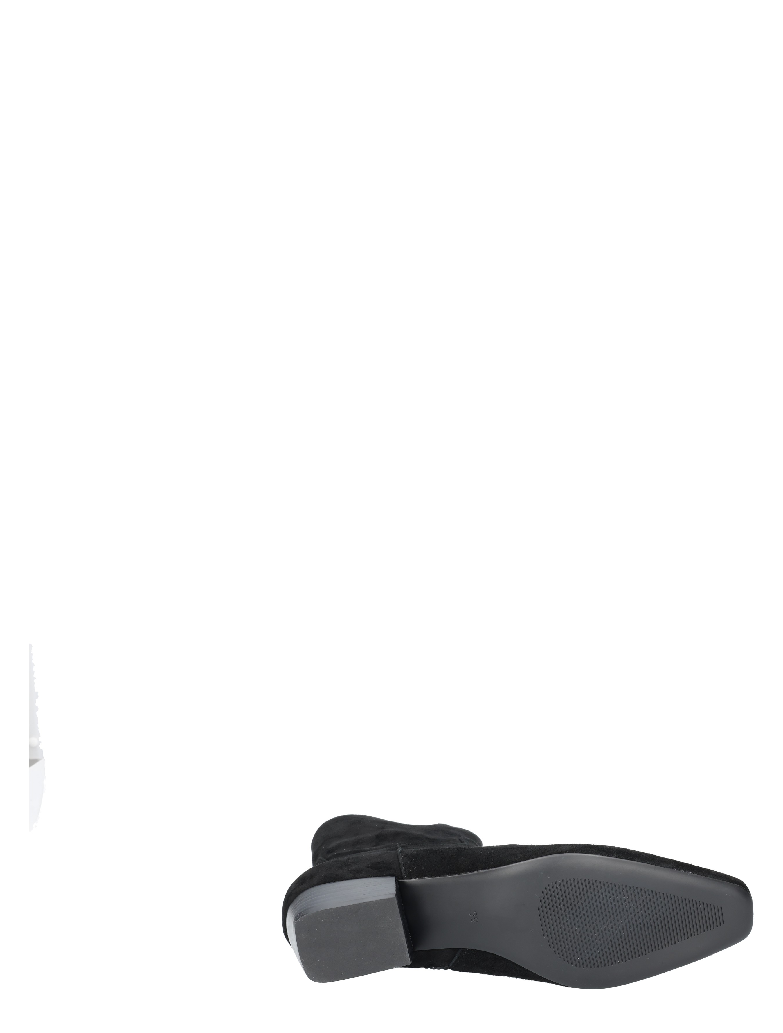 schoenen, laarzen, black, sleehak, enkellaars