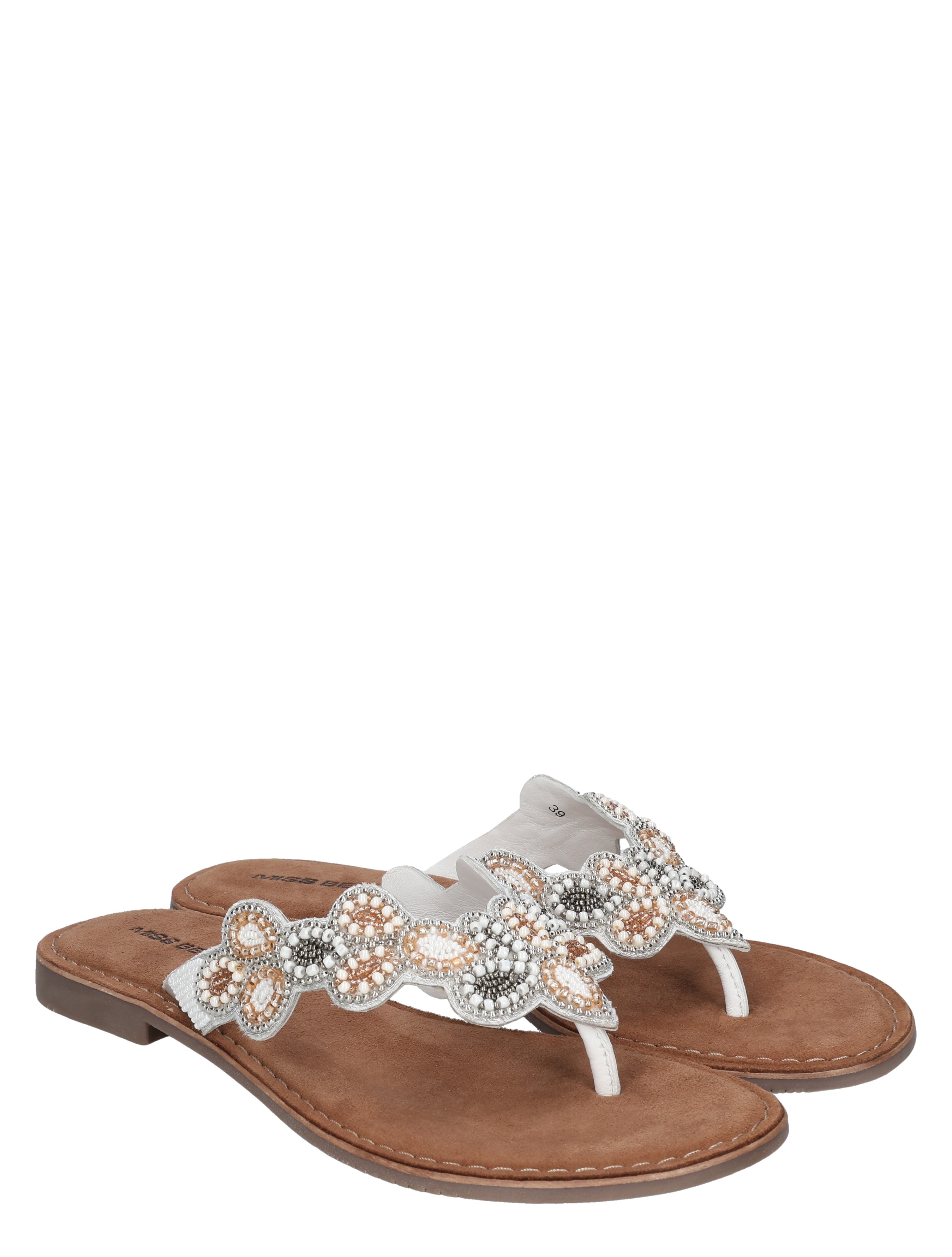 Miss Behave - IF6682 Off White Multi - Dames - Slippers - 50308_88_5