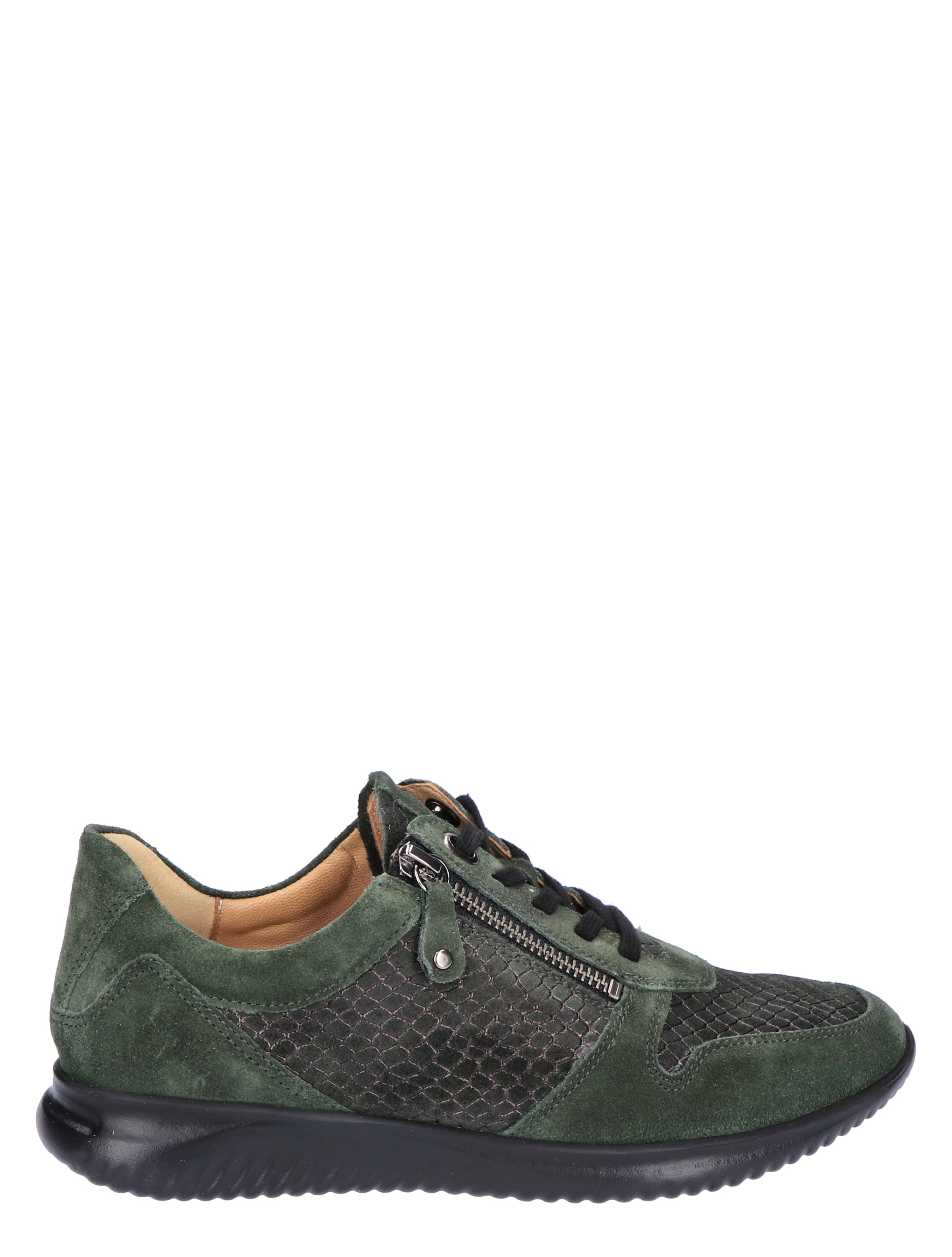 Breeze Shoe Dark Green Suede G-Wijdte