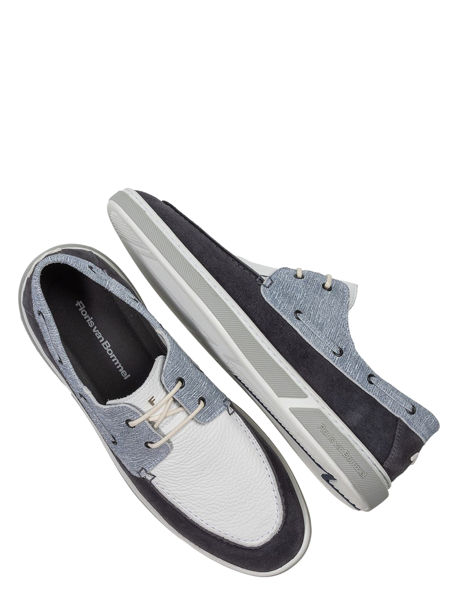 Floris van Bommel - De Booter 10208 01.00 Dark Blue G+Wijdte - Heren - Bootschoenen - 51425_38_3