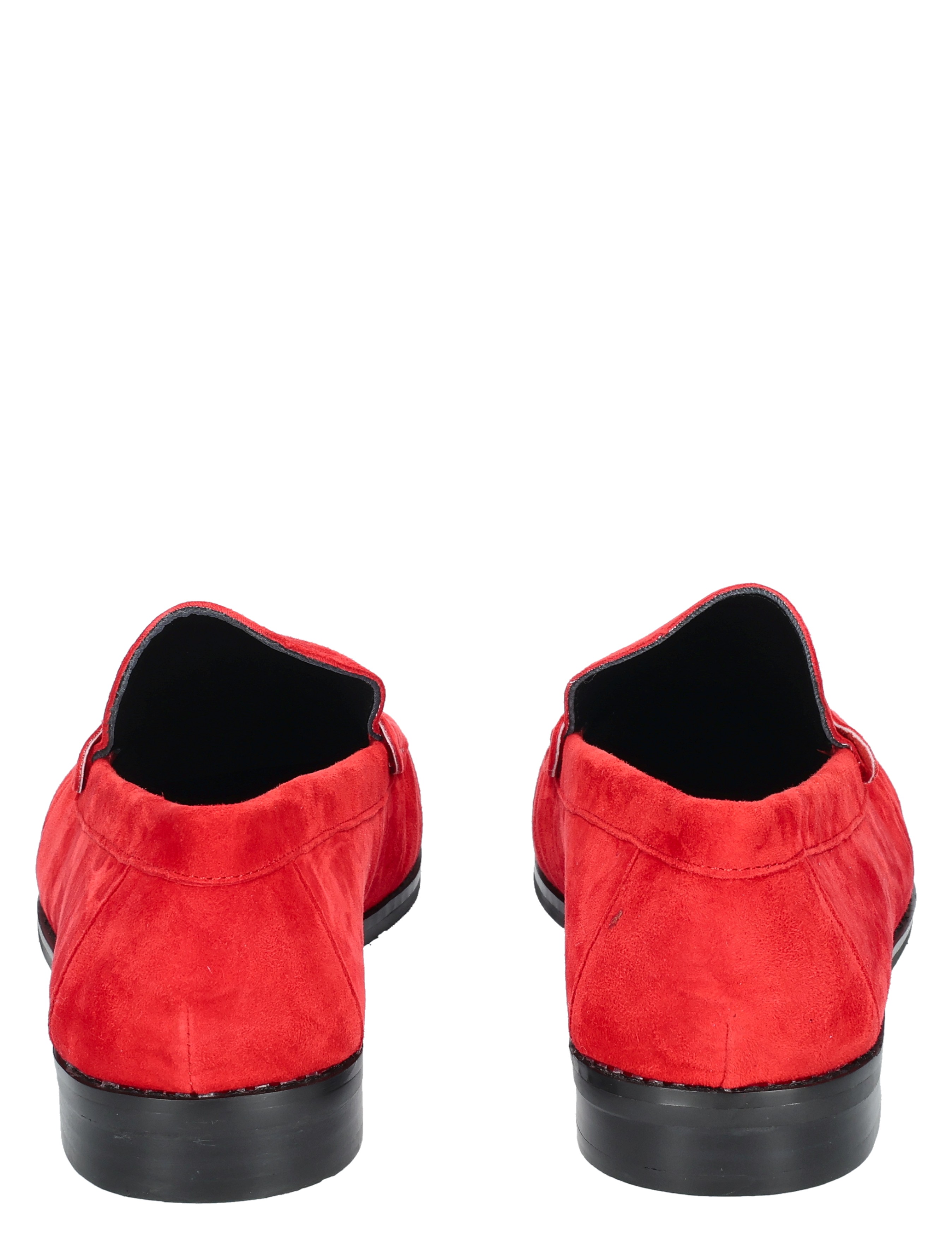 rode suede, loafers, mocassin, zool, geen merk