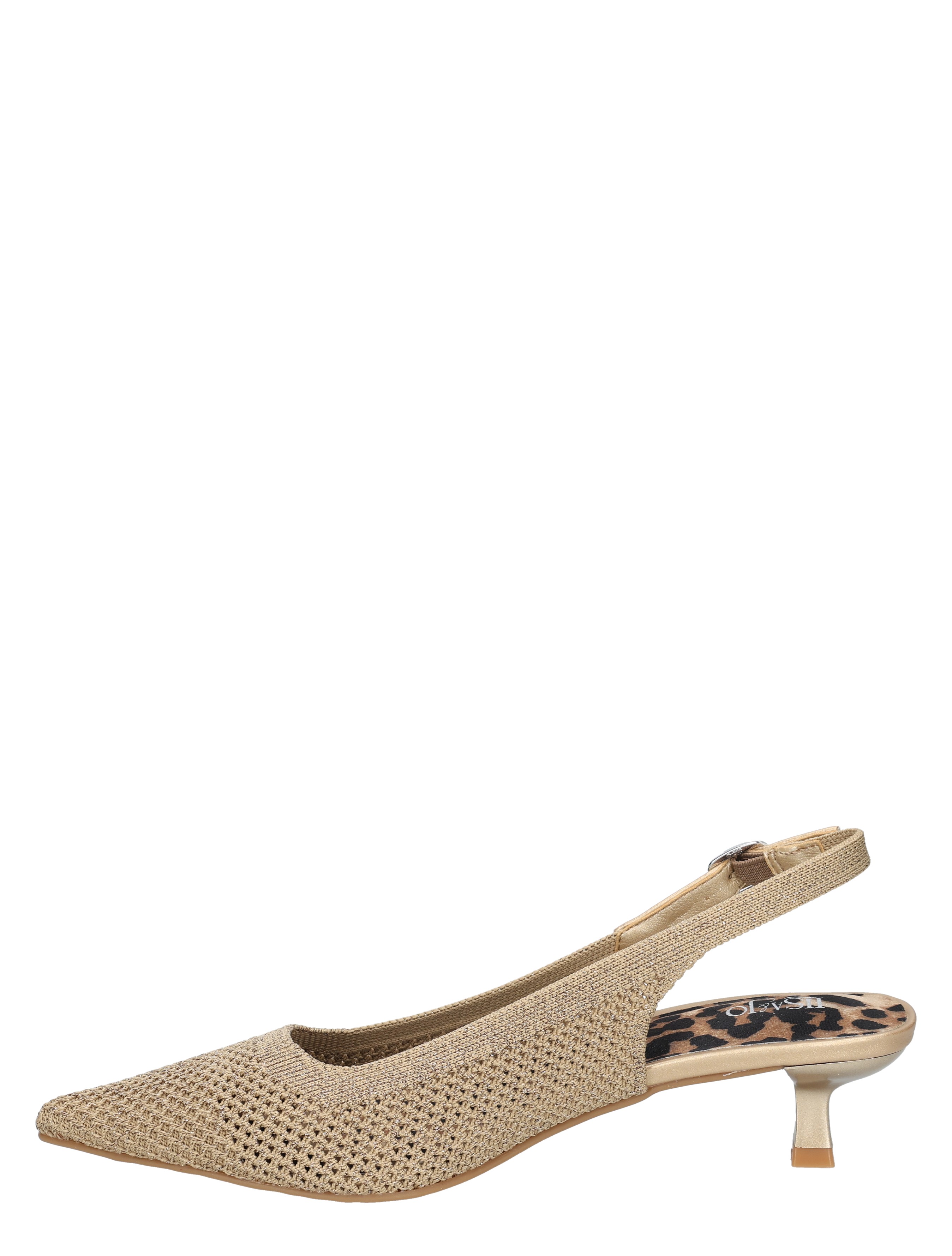 Lisa & Jo - Zuza Gold Silver Knitt - Dames - Pumps - 50871_53_2