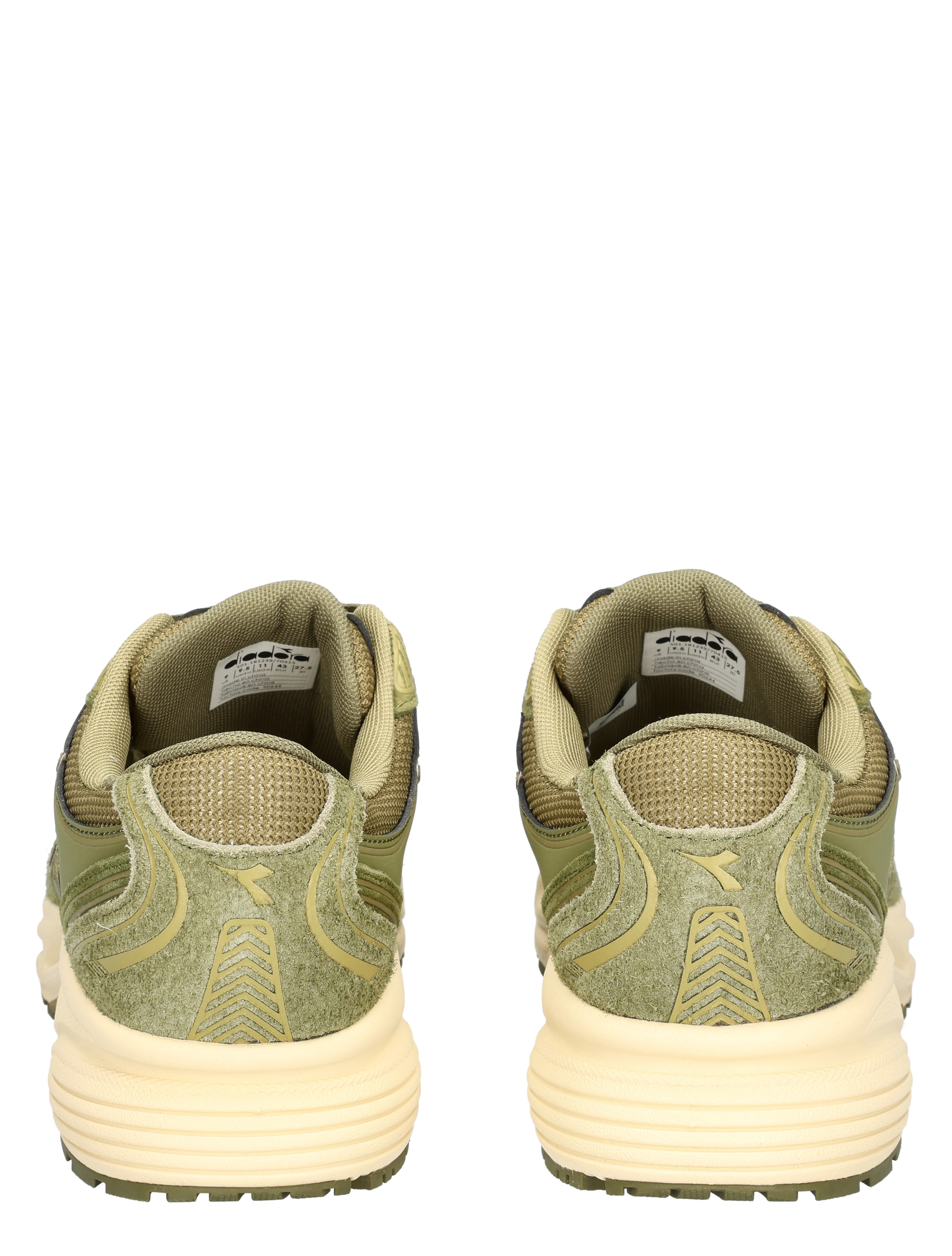 hiker shoes, trail sneakers, olive green, mesh fabric, rubber sole