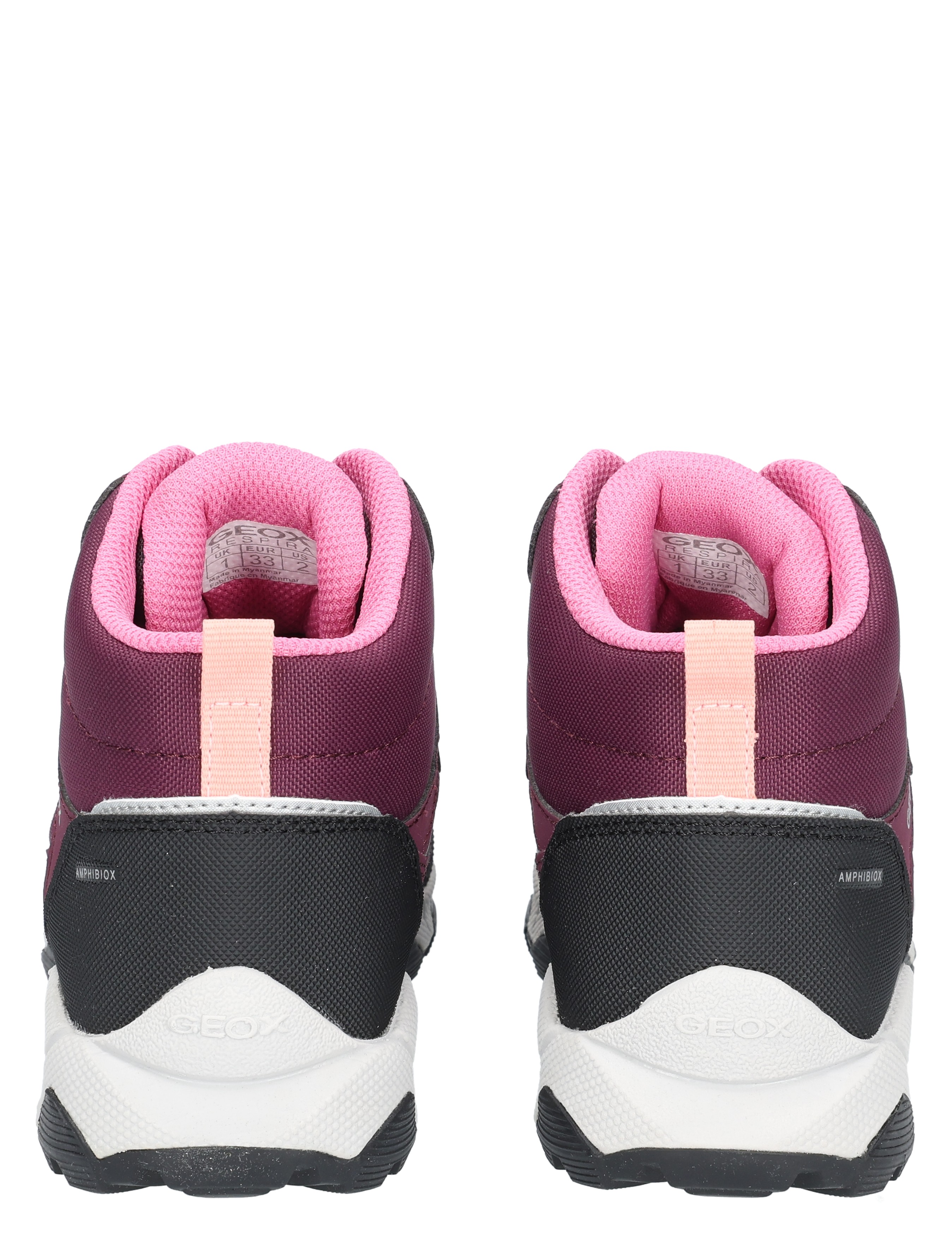 Geox - Magnetar GB ABX Bordeaux - Meisjes - Veter Boots - Boots - 48250_48_6