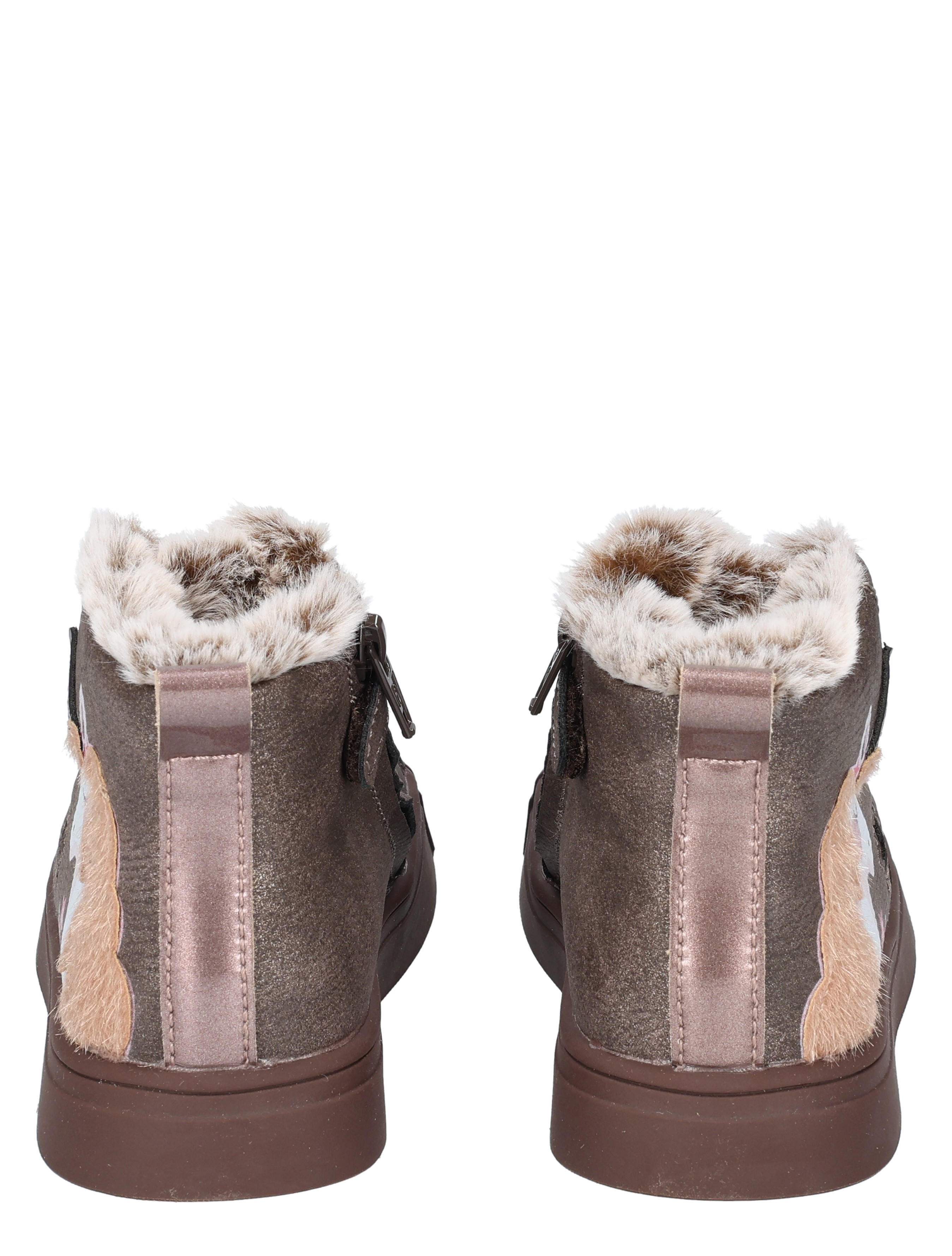 laarzen, vrouwen, boot, suede, bont