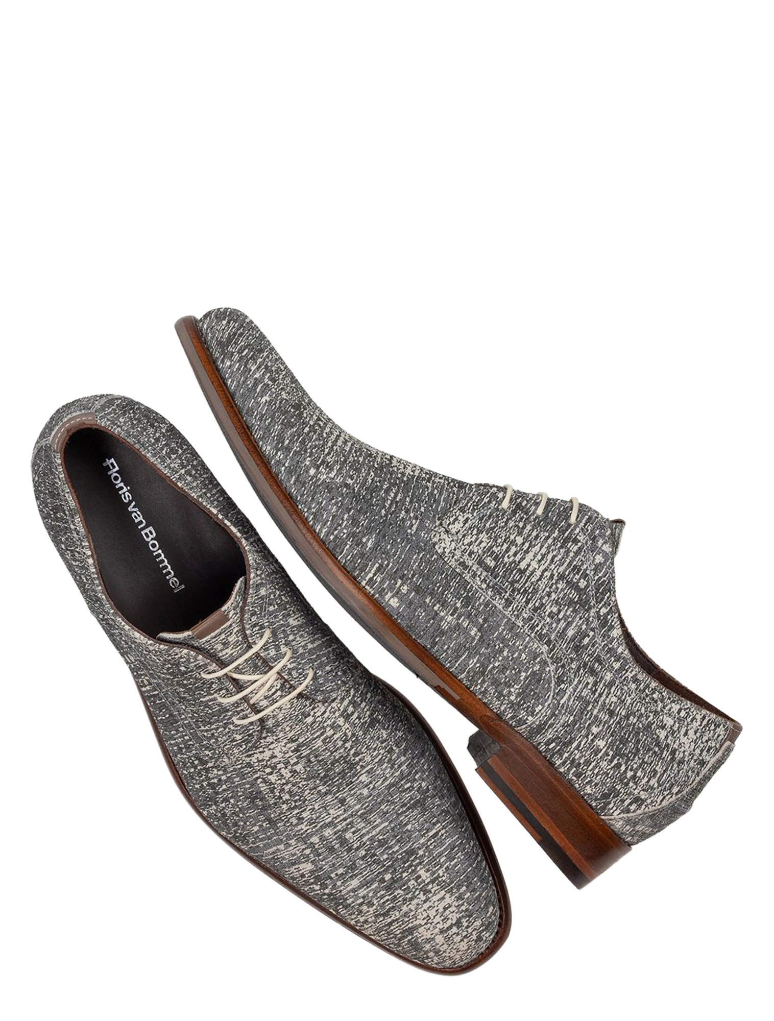 Floris van Bommel - De Draver 30316 03.28 Grey H-Wijdte - Heren - Veterschoenen - Nette Veterschoenen - 51454_99_3