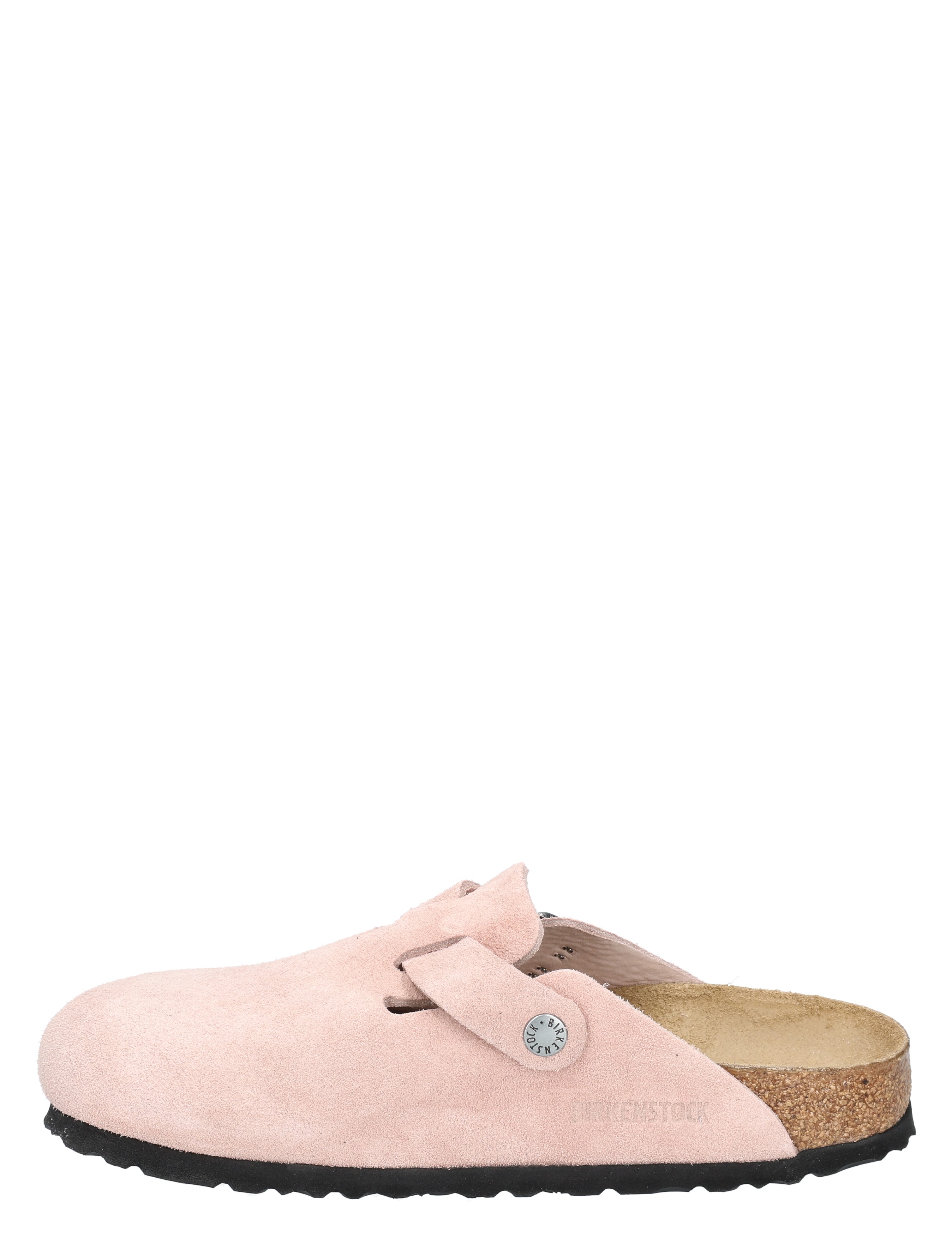 slipper, mocassin, suede, roze, kruisband elegan