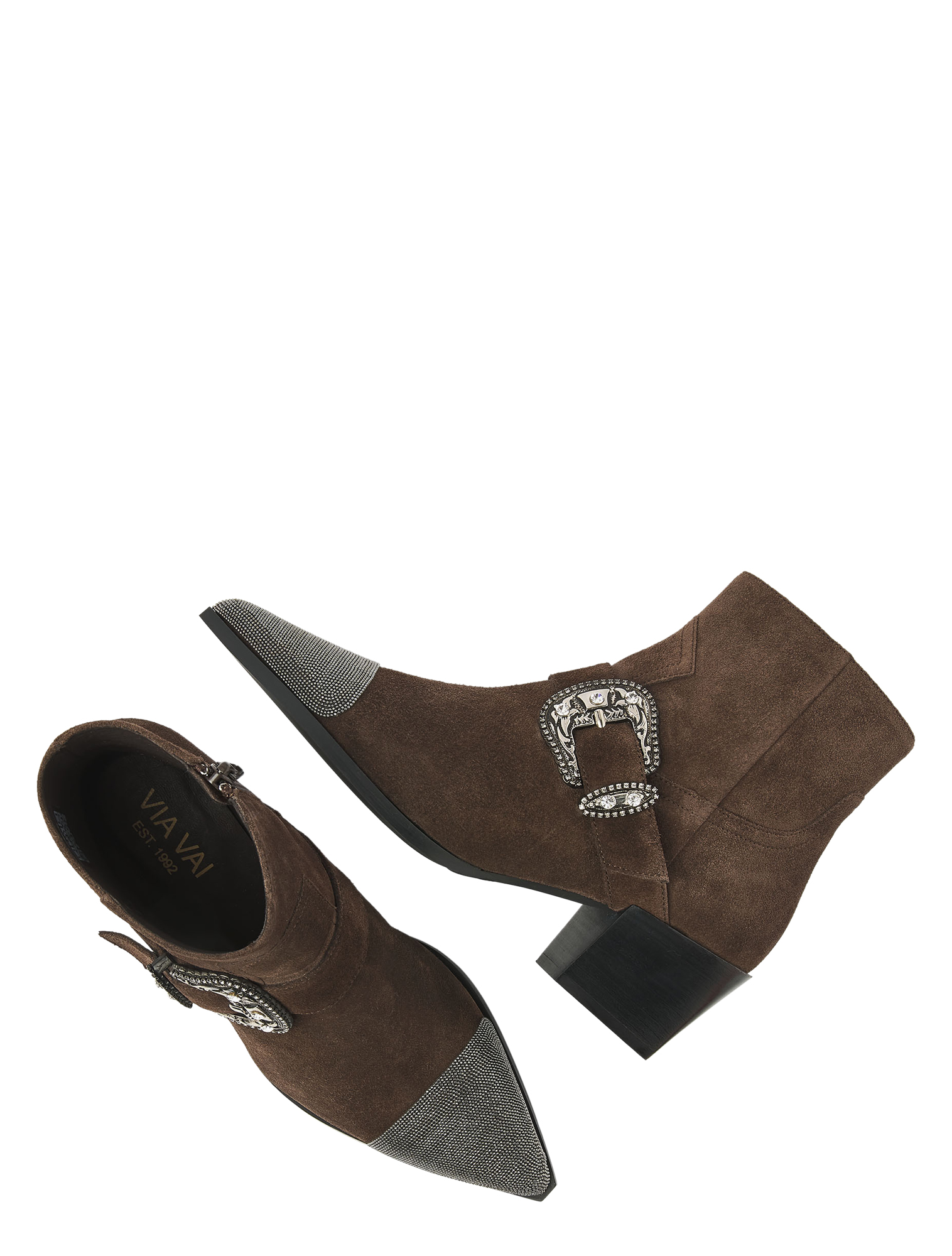 VIA VAI - Kate Jemma 62313 01-316 Brown - Dames - Boots - Enkellaarsjes - 50066_22_4