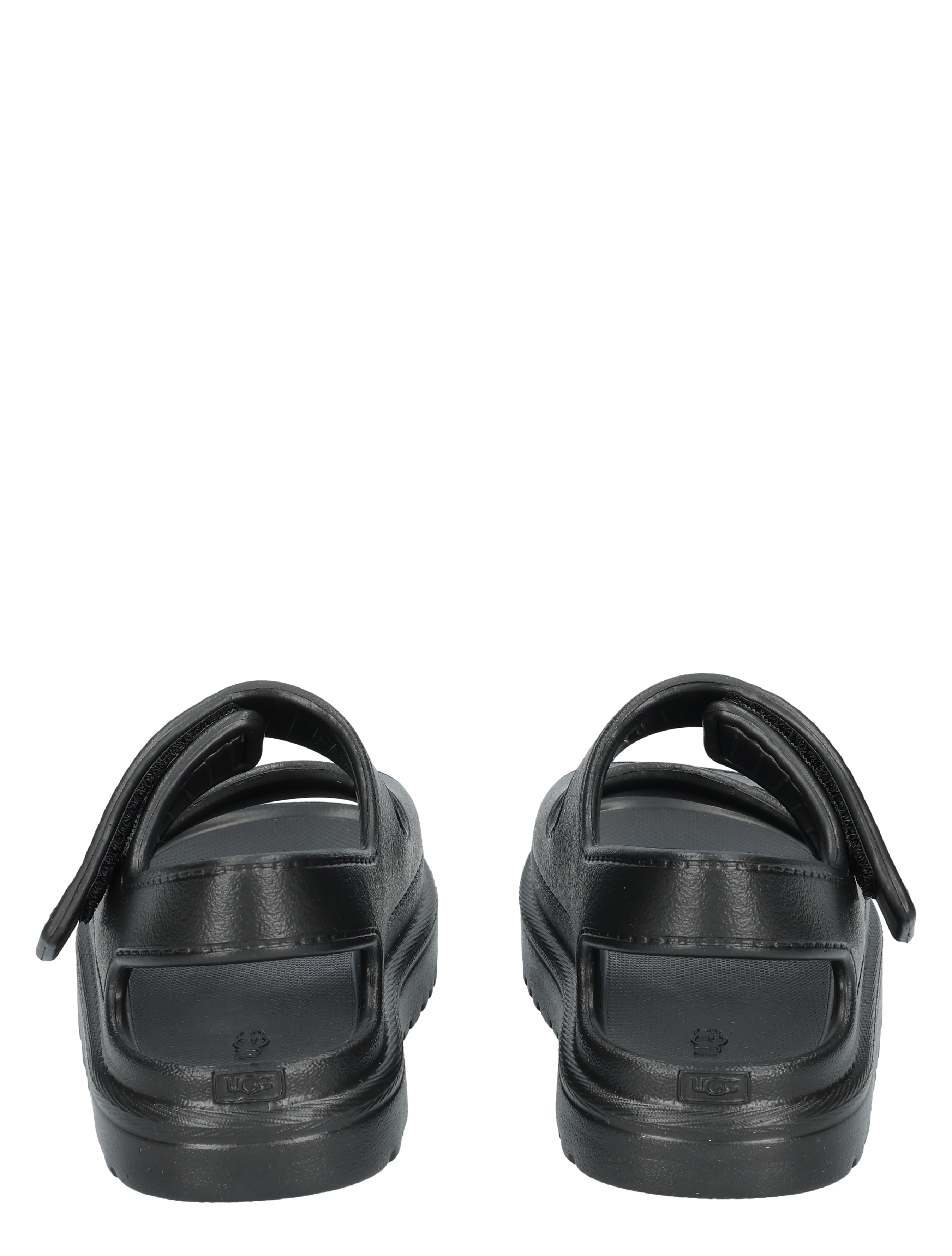 sandalen, zwarte, open achterkant, slippers, comfort