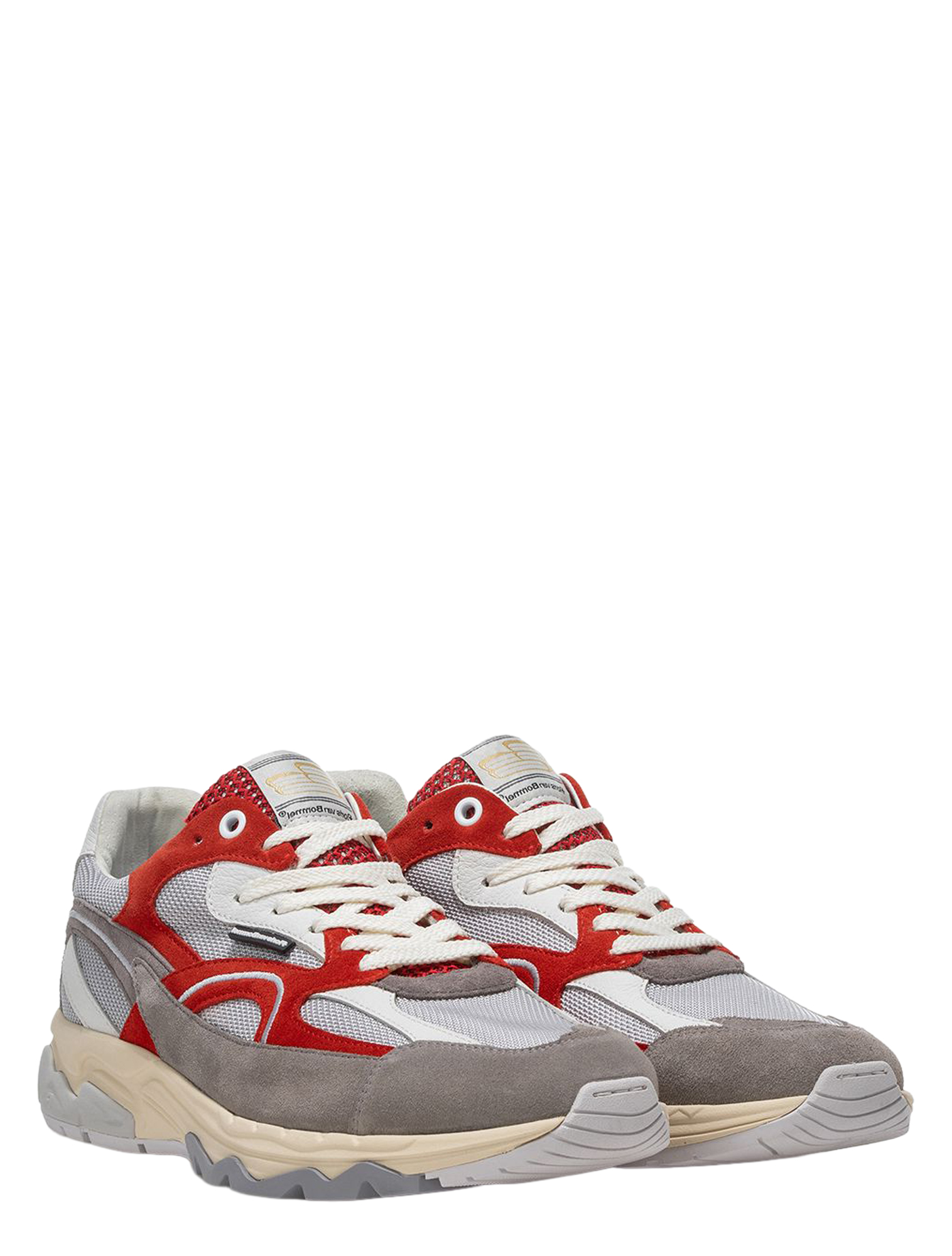 Floris van Bommel - De Rezer 10258 01.25 Red G+Wijdte - Heren - Lage Sneakers - Sneakers - 51445_44_2