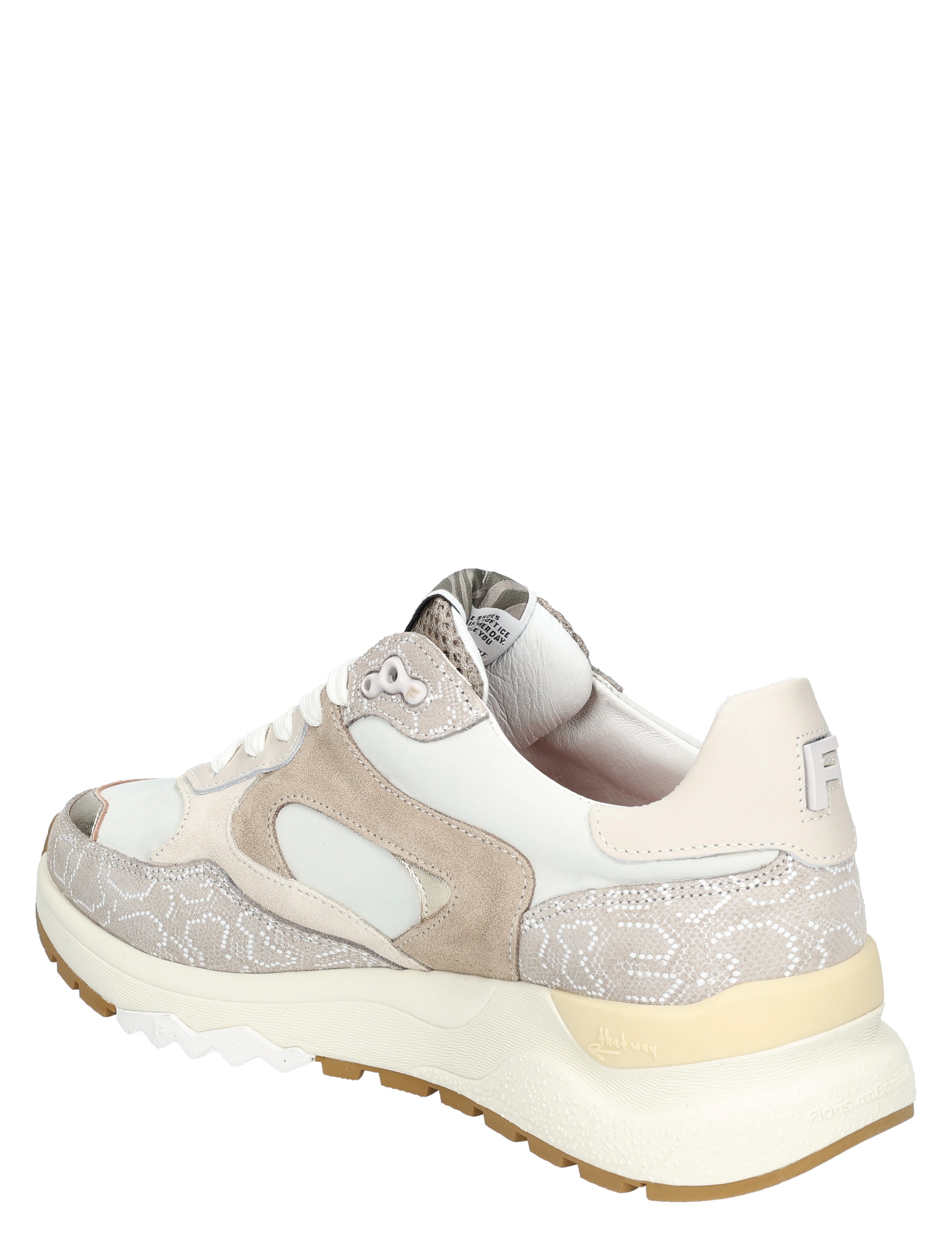 Floris van Bommel - De Treni 10164 34-01 Taupe G-Wijdte - Sneakers - Dames - Lage Sneakers - 50834_77_4