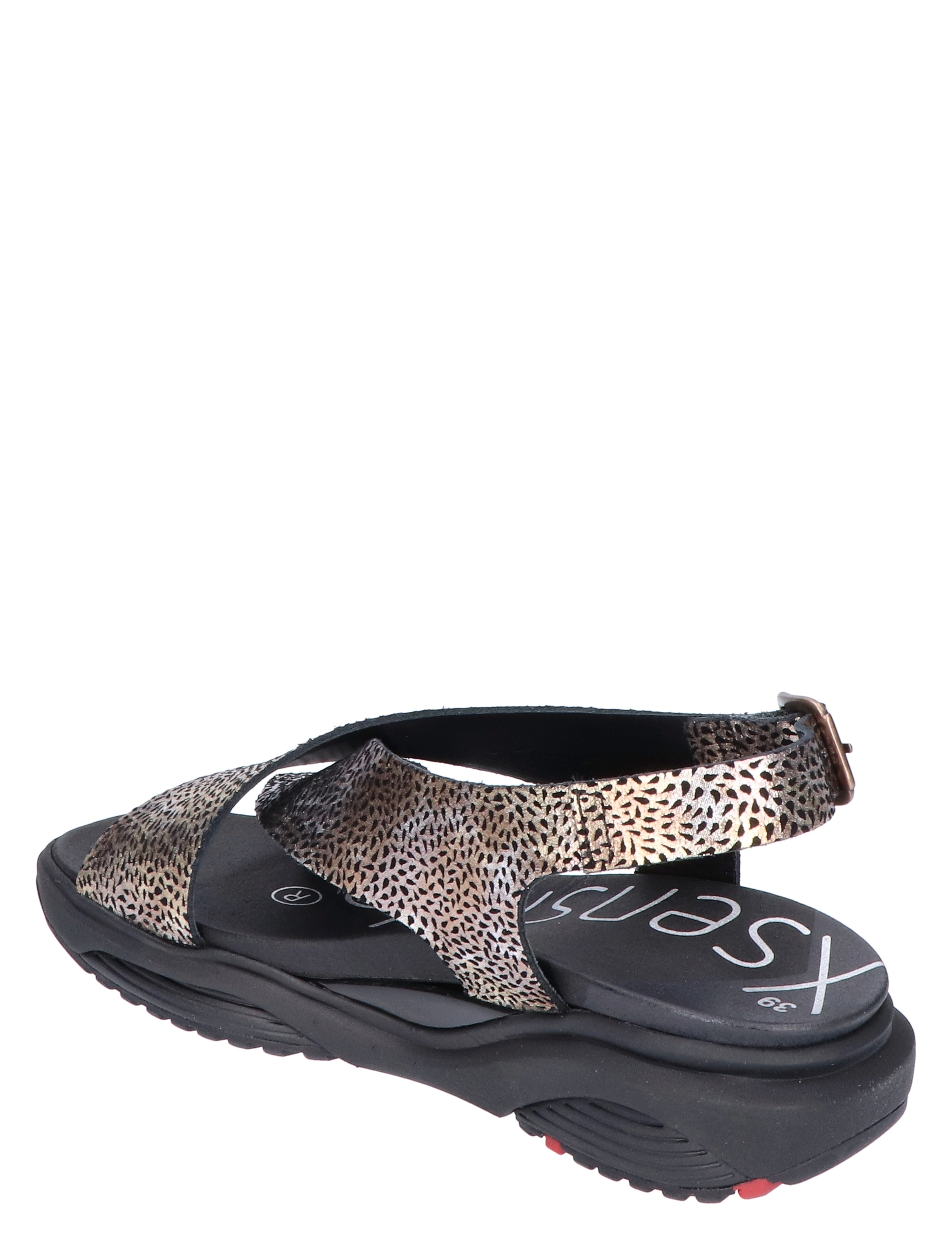Xsensible - 30036.5 Corfu 062 Black Fantasy G-Wijdte - Dames - Sandalen - 43887_11_4