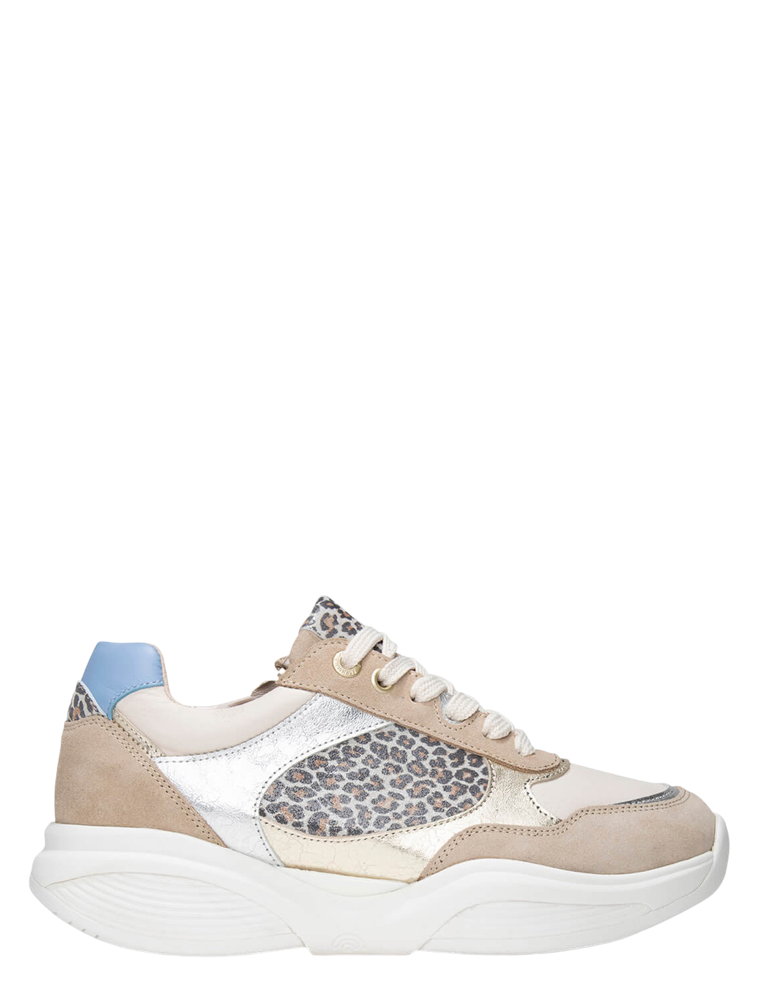 Xsensible - 32009.3  Taupe Fantasy H-Wijdte - Dames - Veterschoenen - Casual Veterschoenen - 51661_77_1