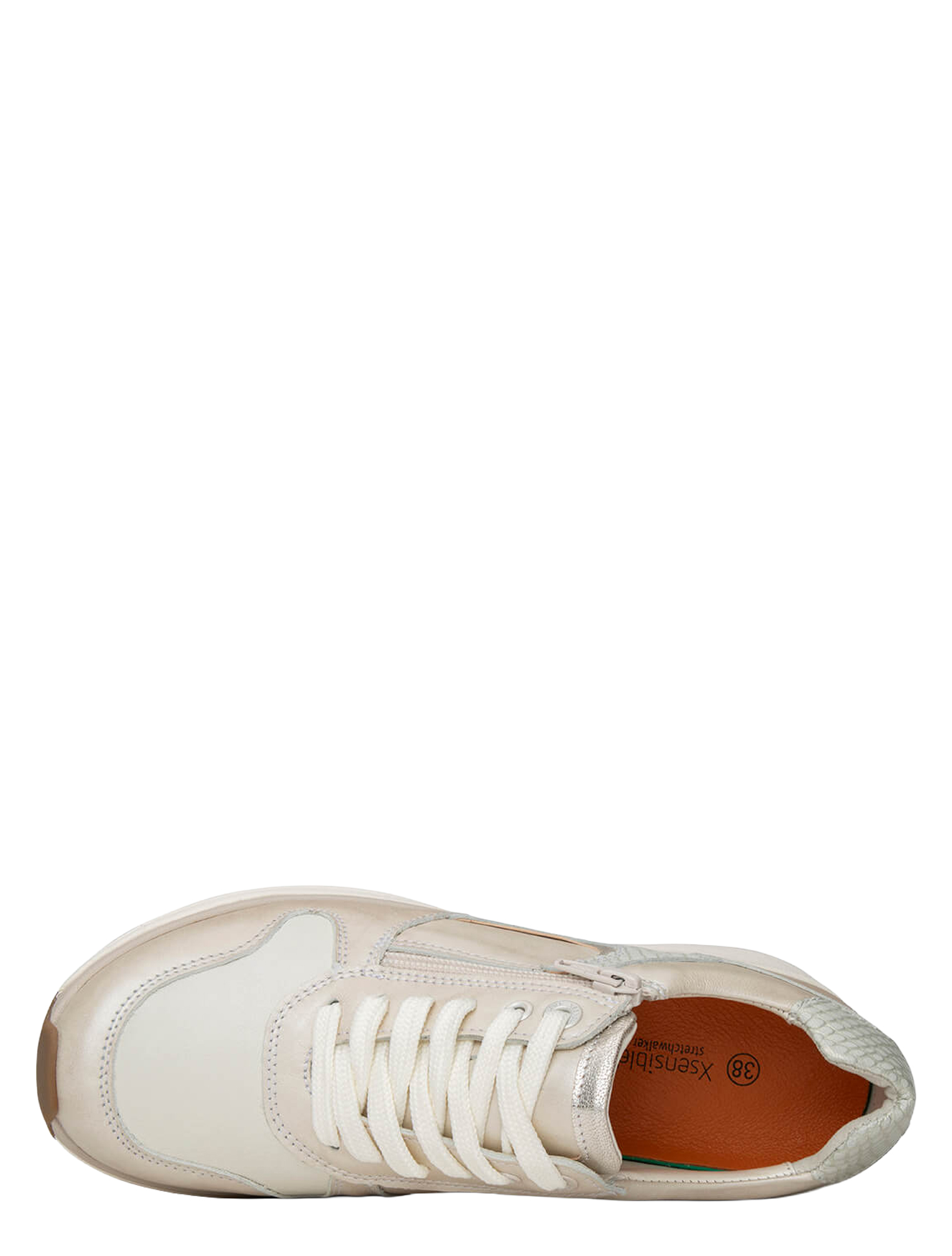 Xsensible - 30150.3 176 Soft Pearl Combi G-Wijdte - Dames - Veterschoenen - Casual Veterschoenen - 51649_88_4