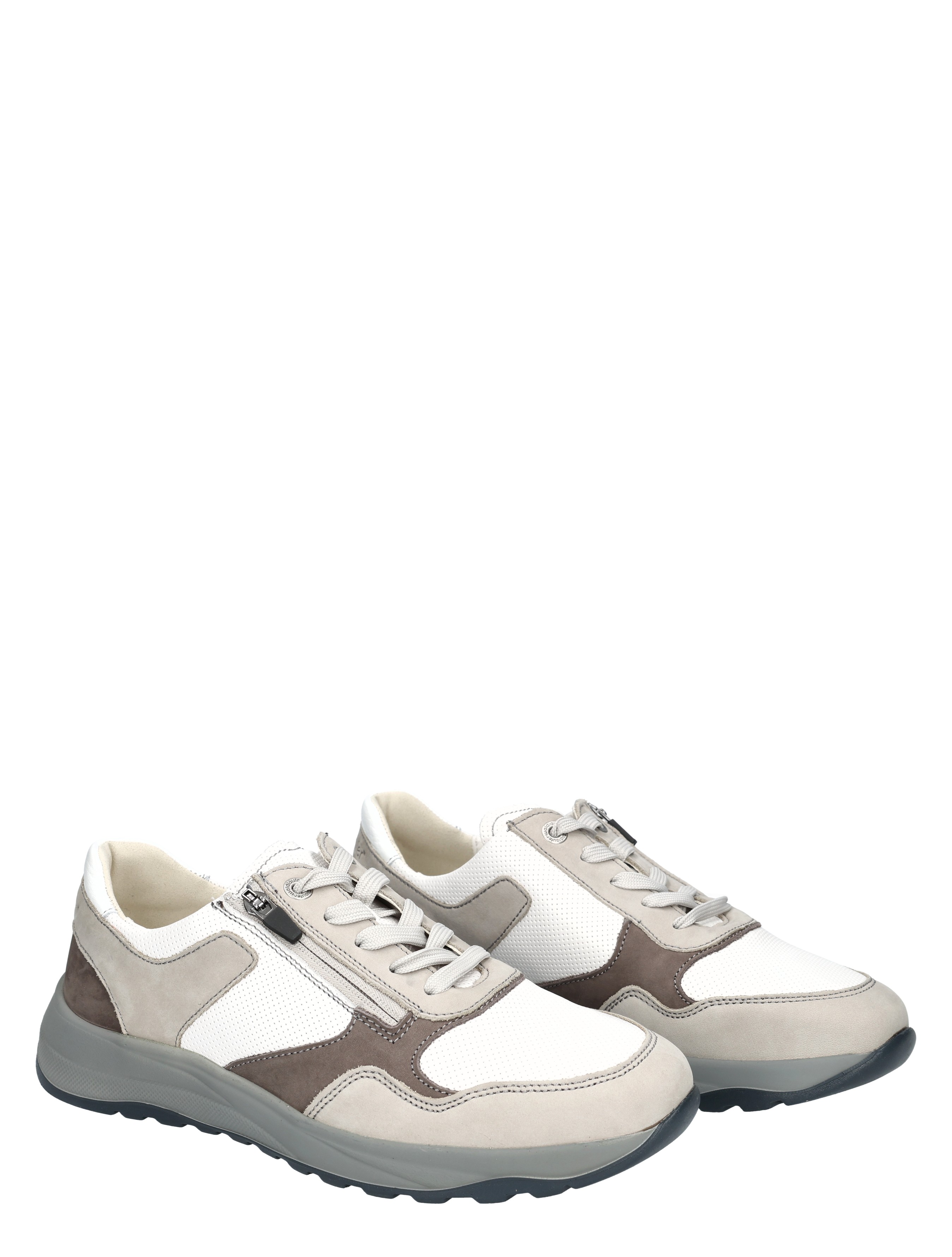 Waldlaufer - John 415 679 White Grey K-Wijdte - Heren - Veterschoenen - Casual Veterschoenen - 50396_89_5