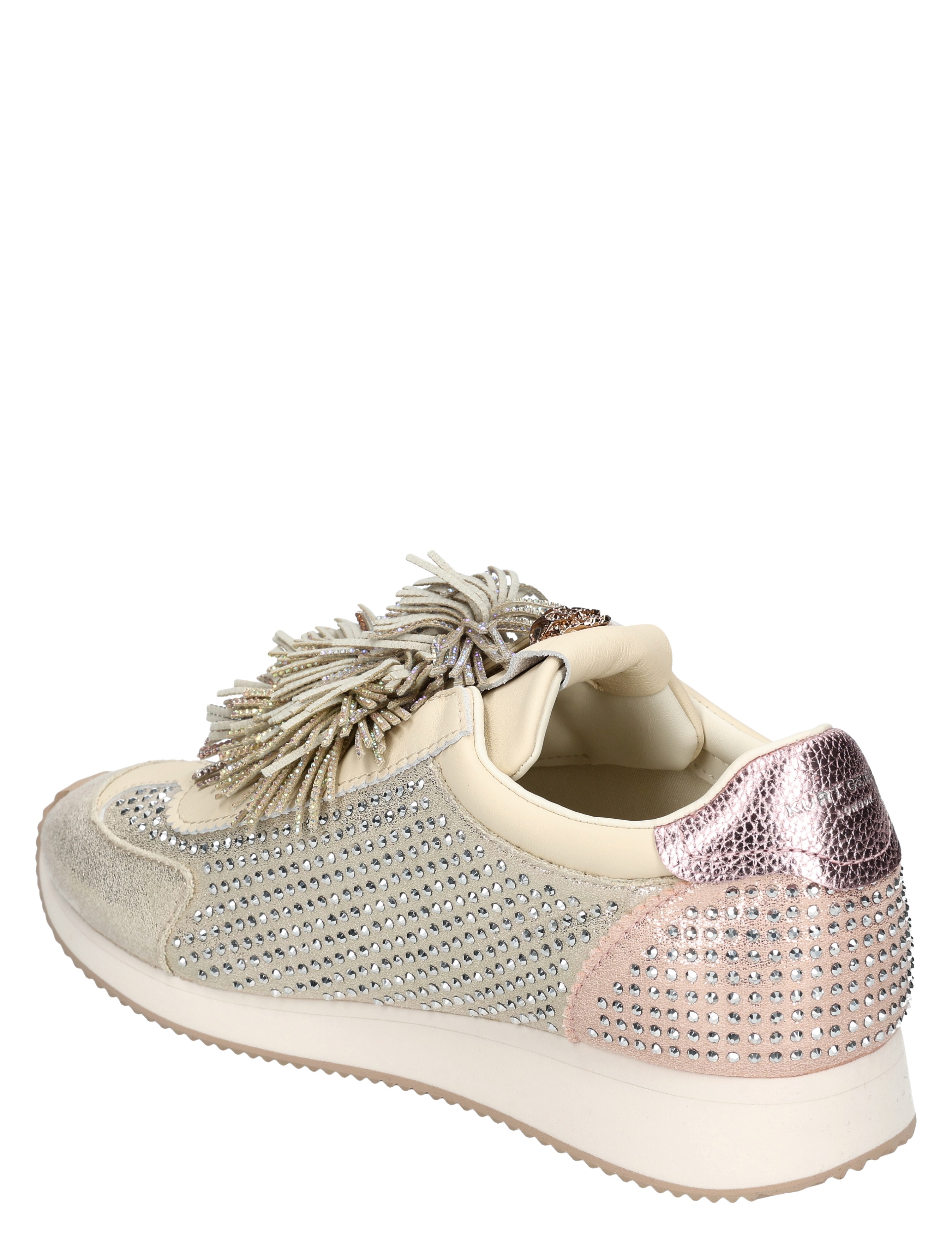 Kurt Geiger - Islington PomPom Sneaker Metal Combi - Sneakers - Dames - Lage Sneakers - 49593_53_4