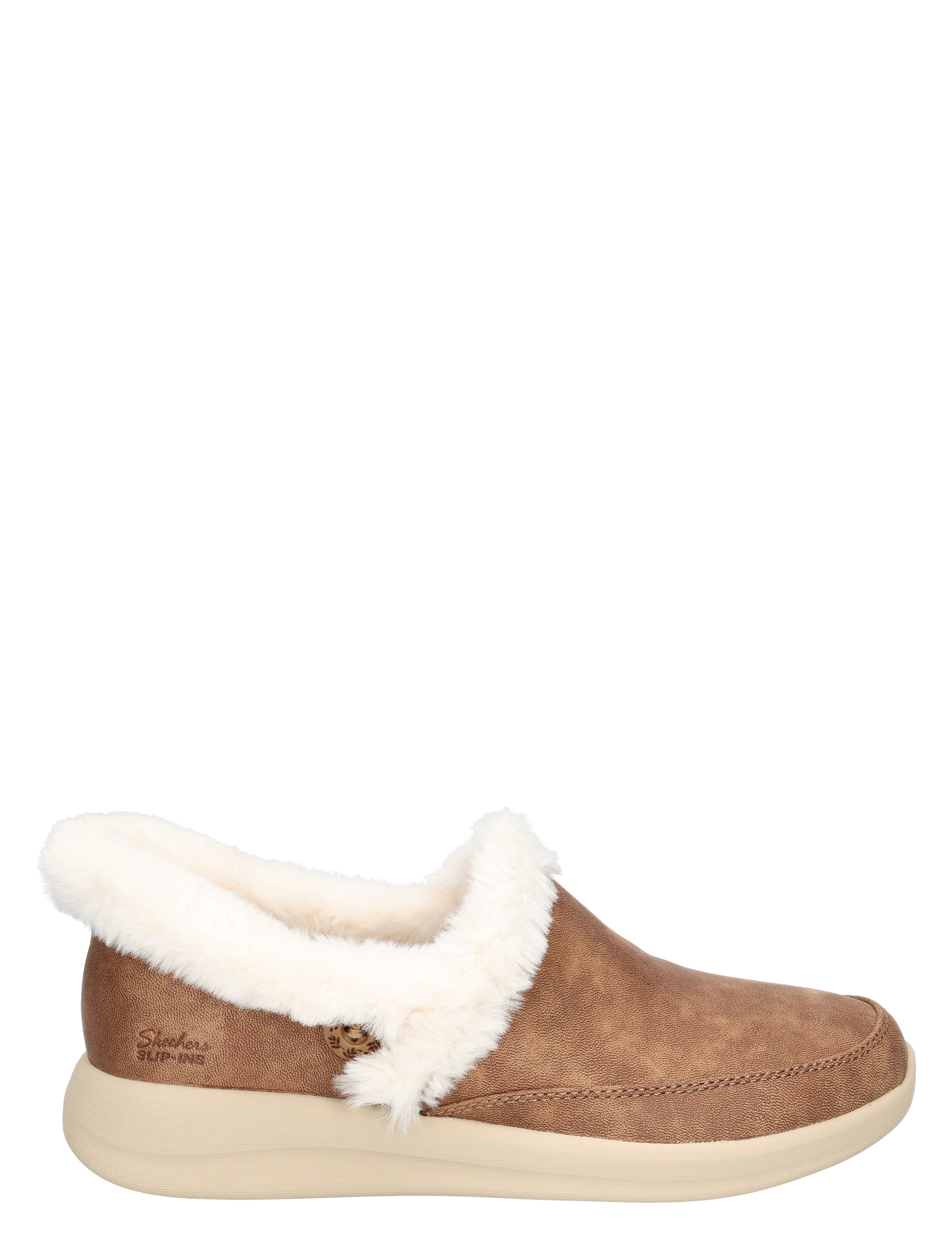 Skechers - Slip-In Cozy Escape Chestnut - Dames - Pantoffels - 51596_22_1