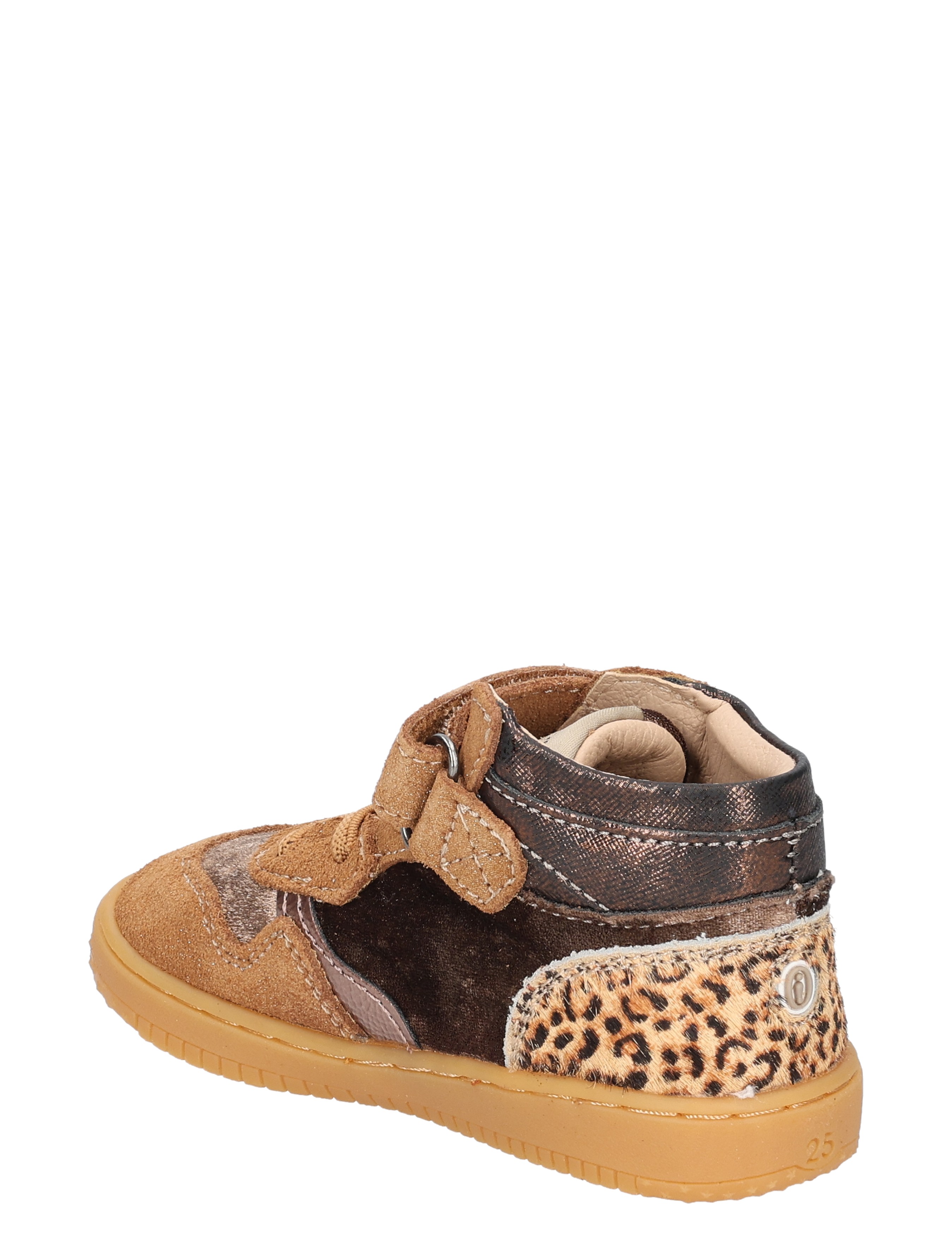 baby shoe, ankle boot, leopard print, suede, gum sole