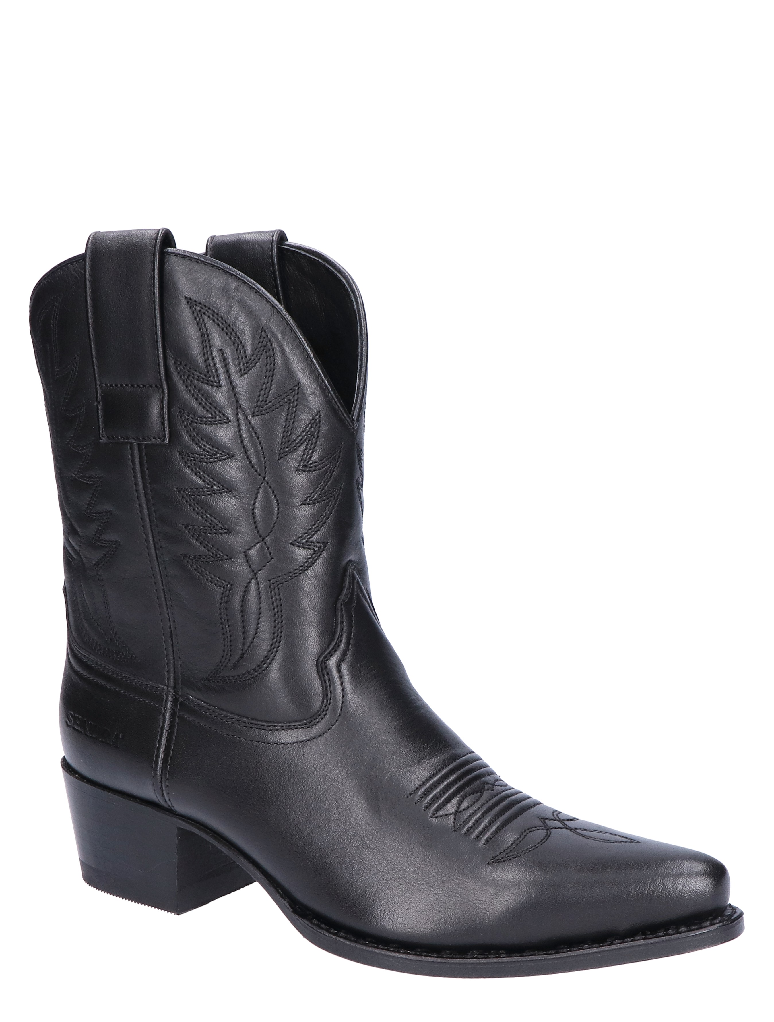 Sendra - 18651 Rosmy Flex Salvaje Negro - Dames - Boots - Cowboylaarzen - 45949_11_3