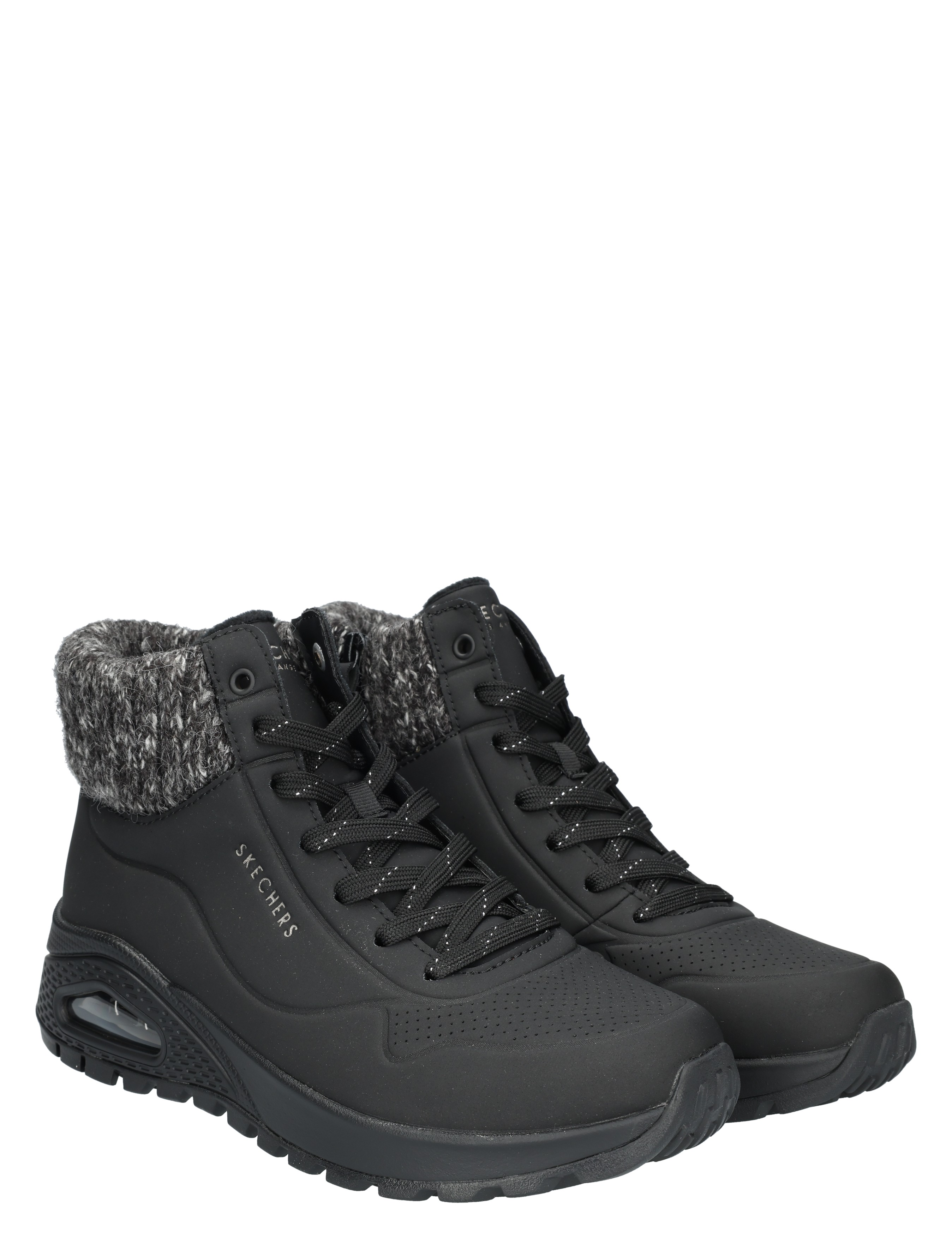 Skechers - Uno Rugged Darling Days Black - Sneakers - Dames - Hoge Sneakers - 48194_11_5