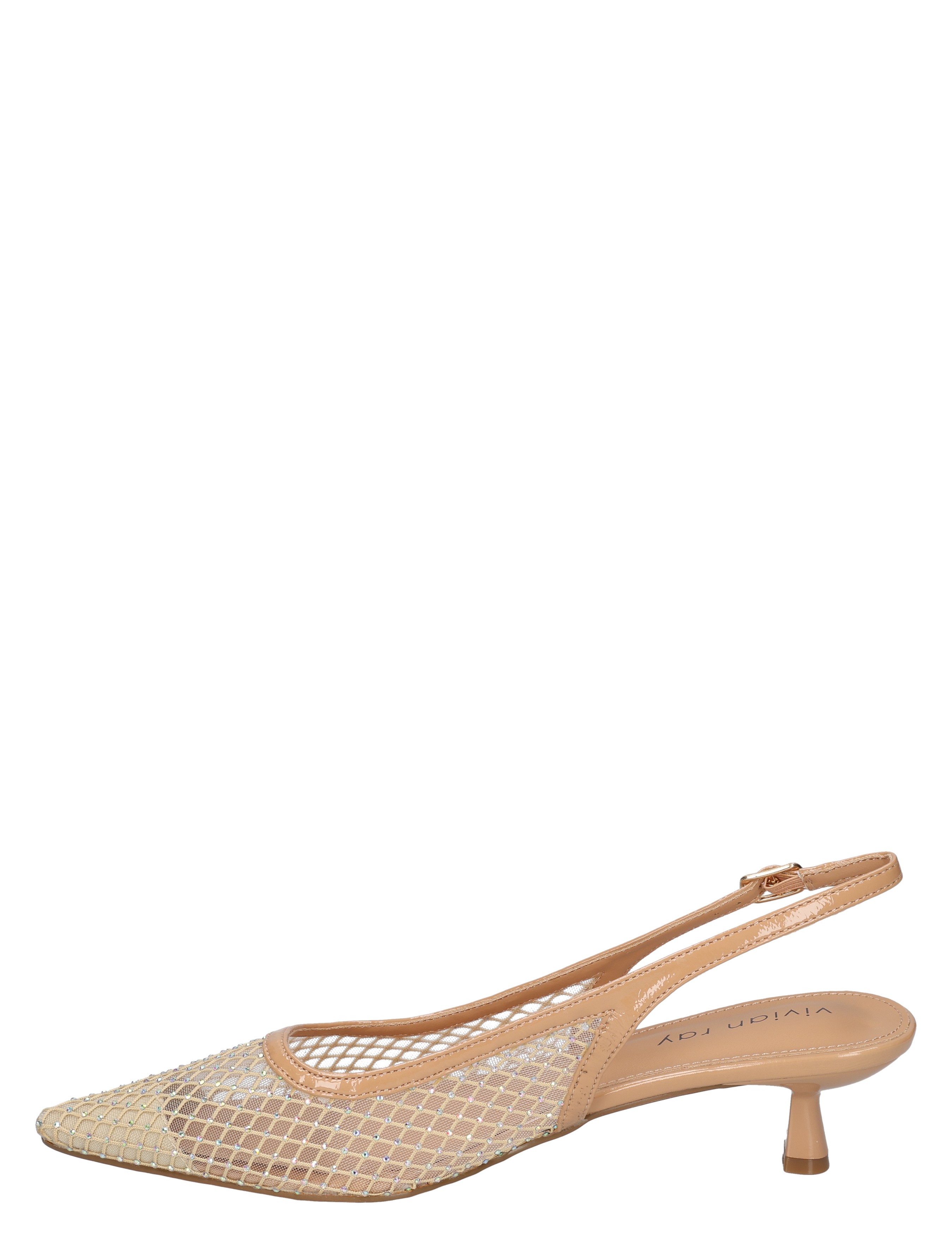 Vivian Ray - Zhou 2615023 Nude Mesh - Dames - Pumps - 50207_77_2