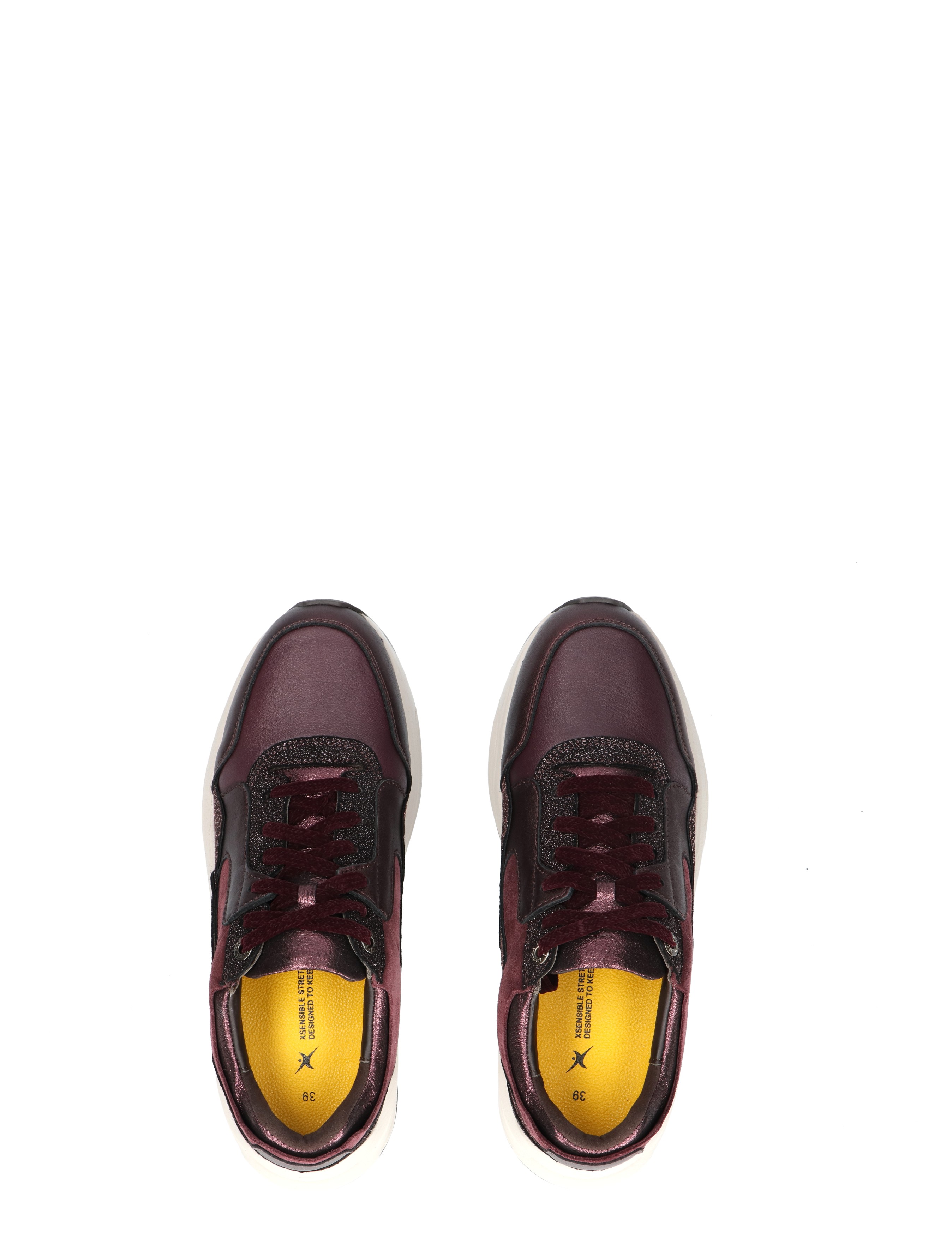 Xsensible - 33000.3 726 Burgundy - Sneakers - Dames - Lage Sneakers - 49416_44_7