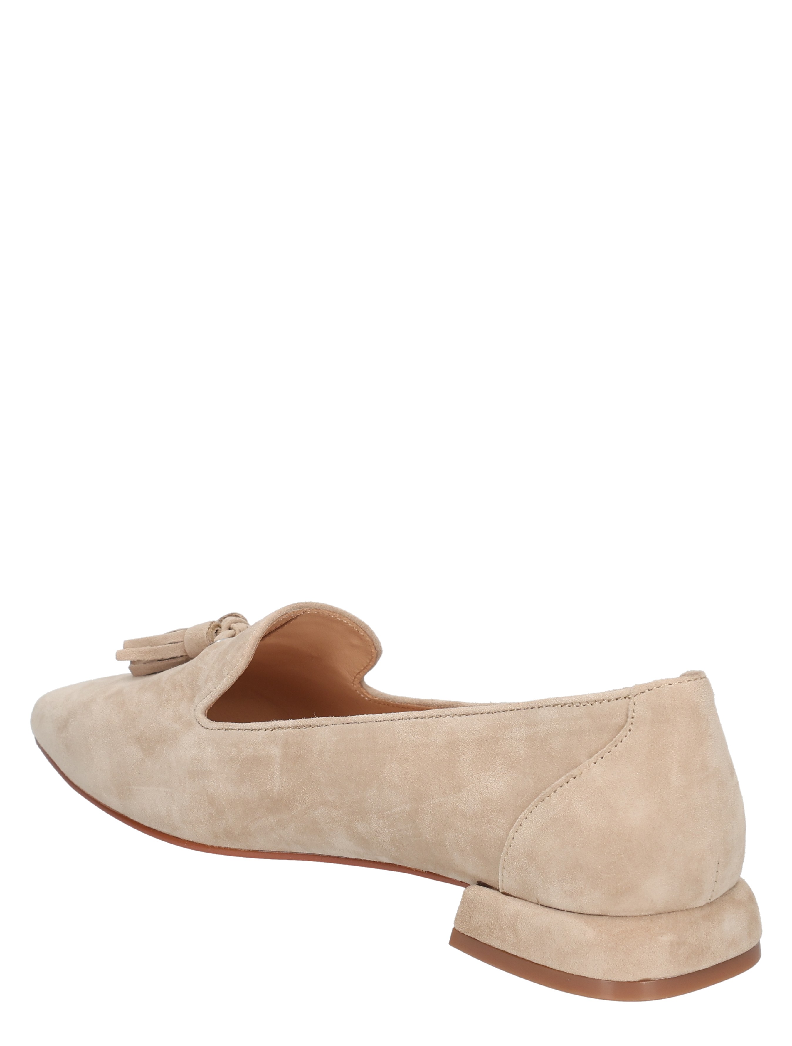 shoe, loafer, suede, beige, slip-on