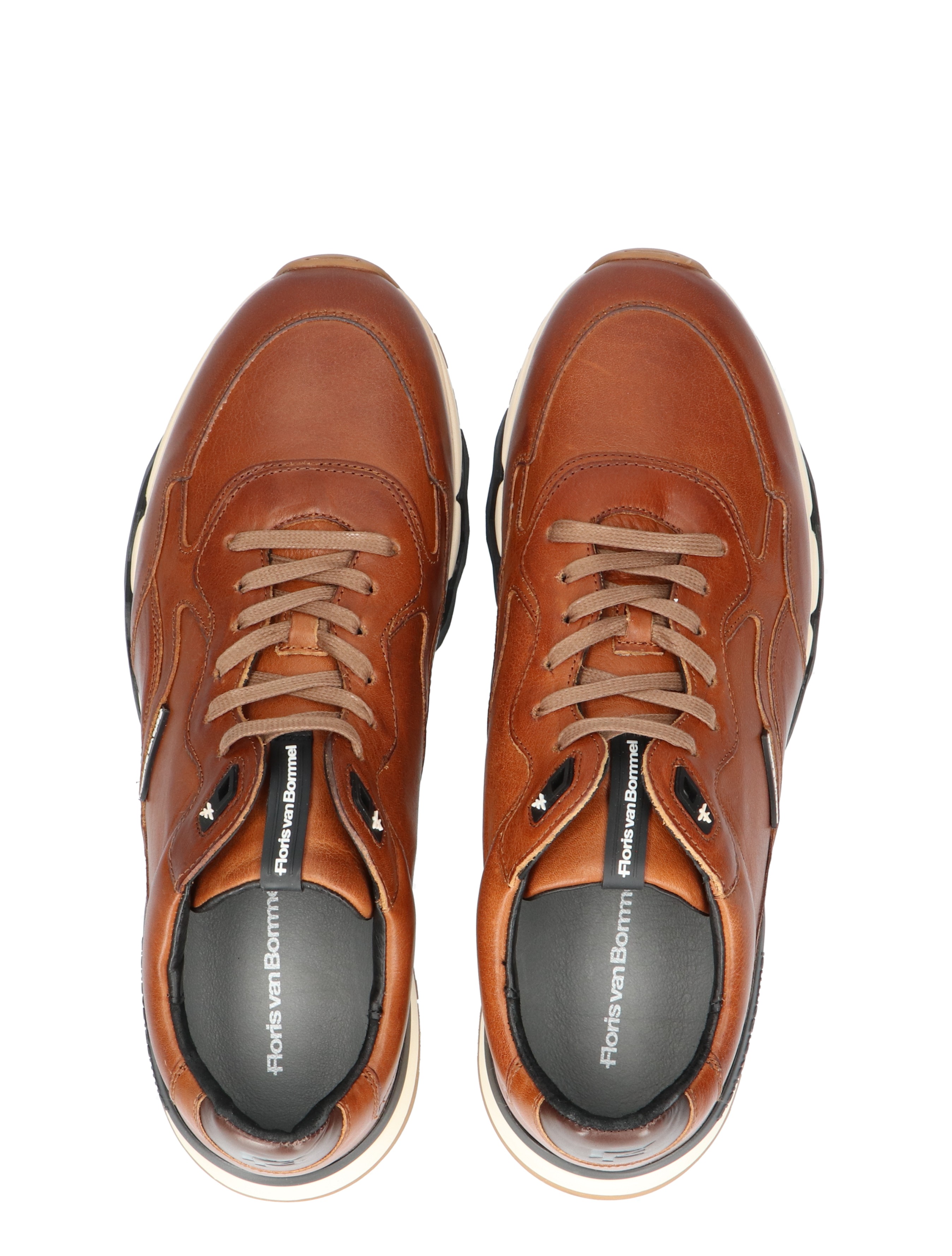Floris van Bommel - De Zager 23-05 Cognac G+ Wijdte - Heren - Lage Sneakers - Sneakers - 42890_02_7
