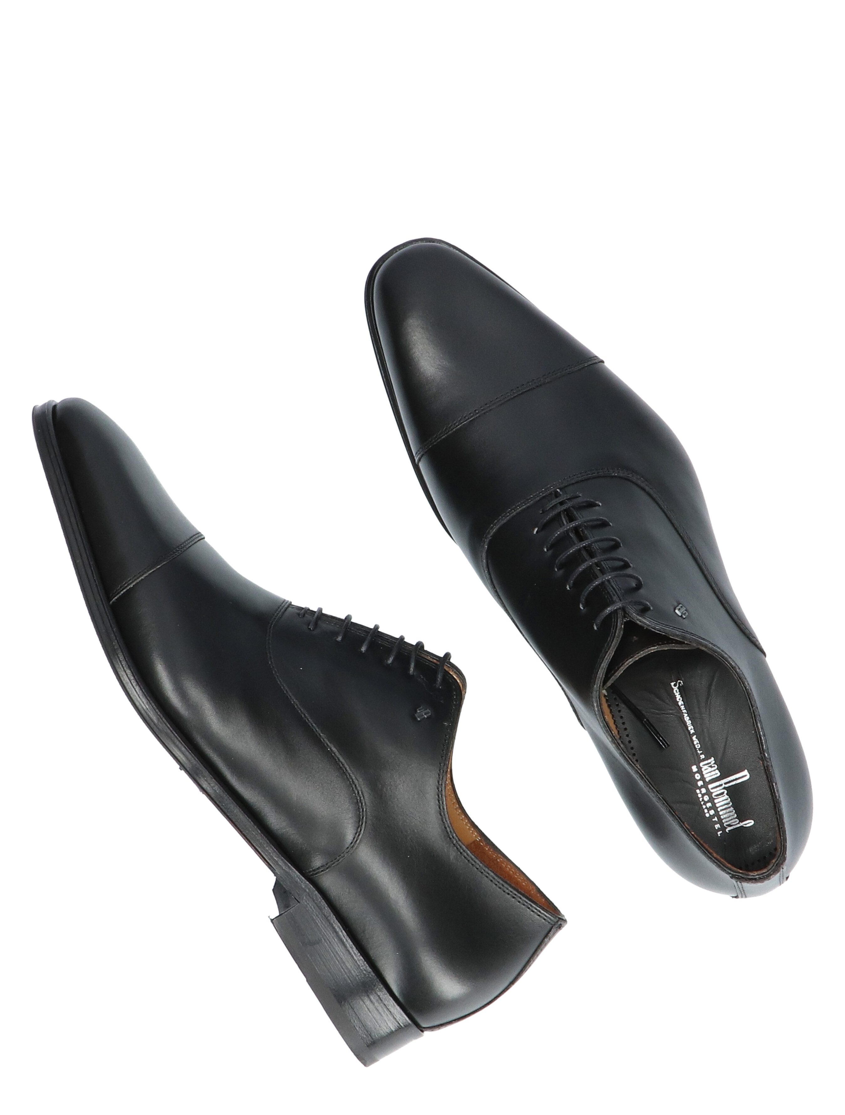 Van Bommel - 30088 Raffa 02.02 Black H-Wijdte - Heren - Veterschoenen - Nette Veterschoenen - 38461_11_6